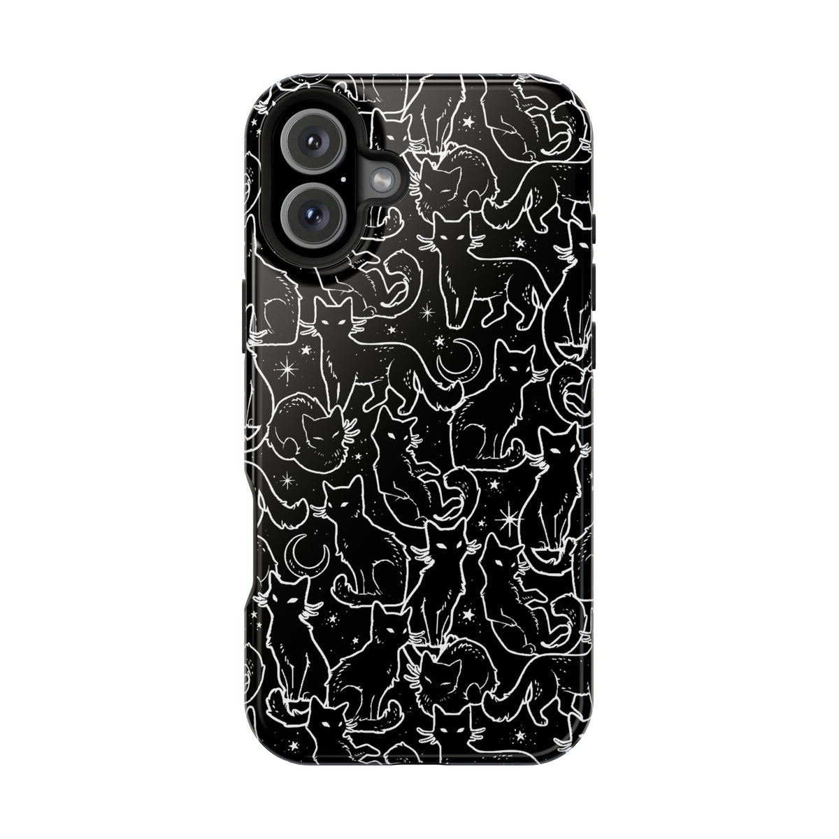 Black Cats MagSafe Tough iPhone Case