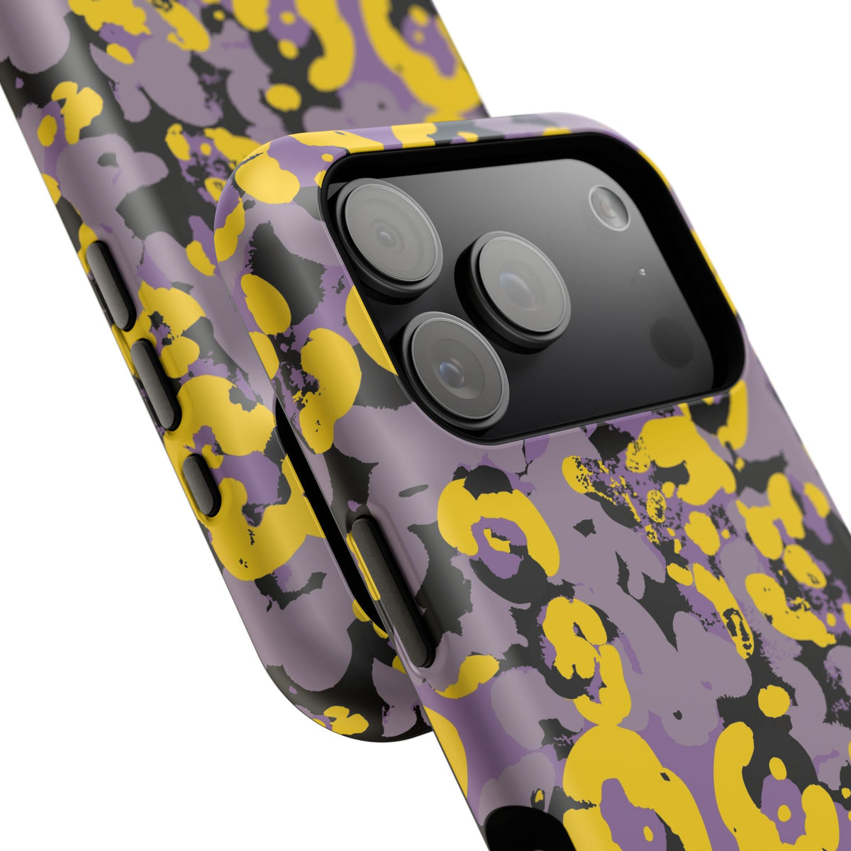 Yellow Leopard MagSafe Tough iPhone Case