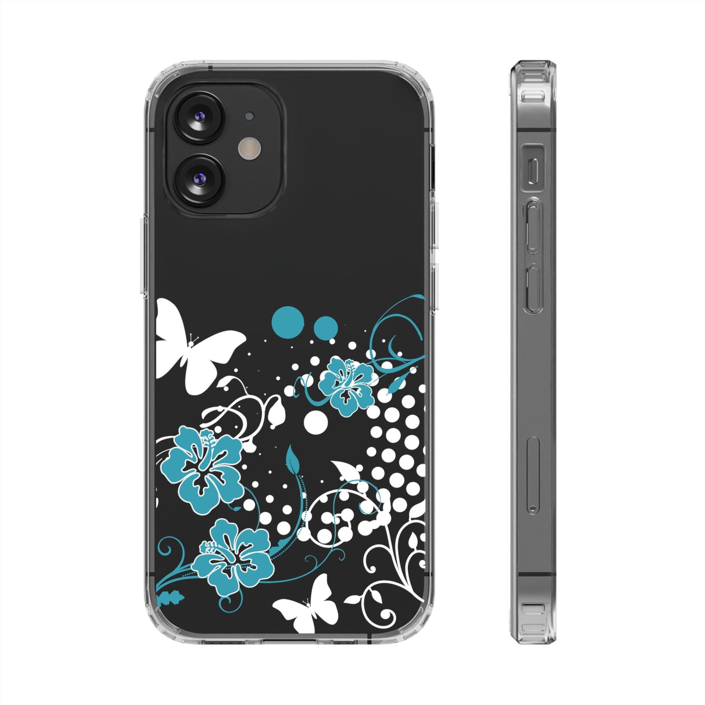 Ocean Bloom Clear Phone Case