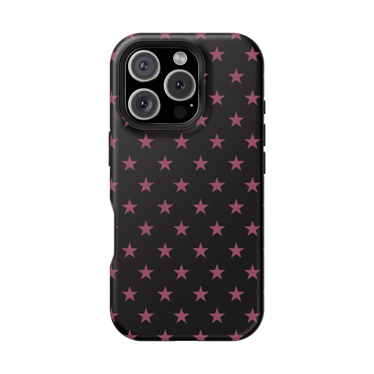 Burgundy Stars MagSafe Tough iPhone Case