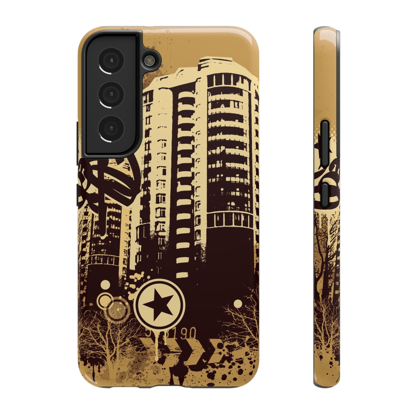 Brown City Tough Samsung Case