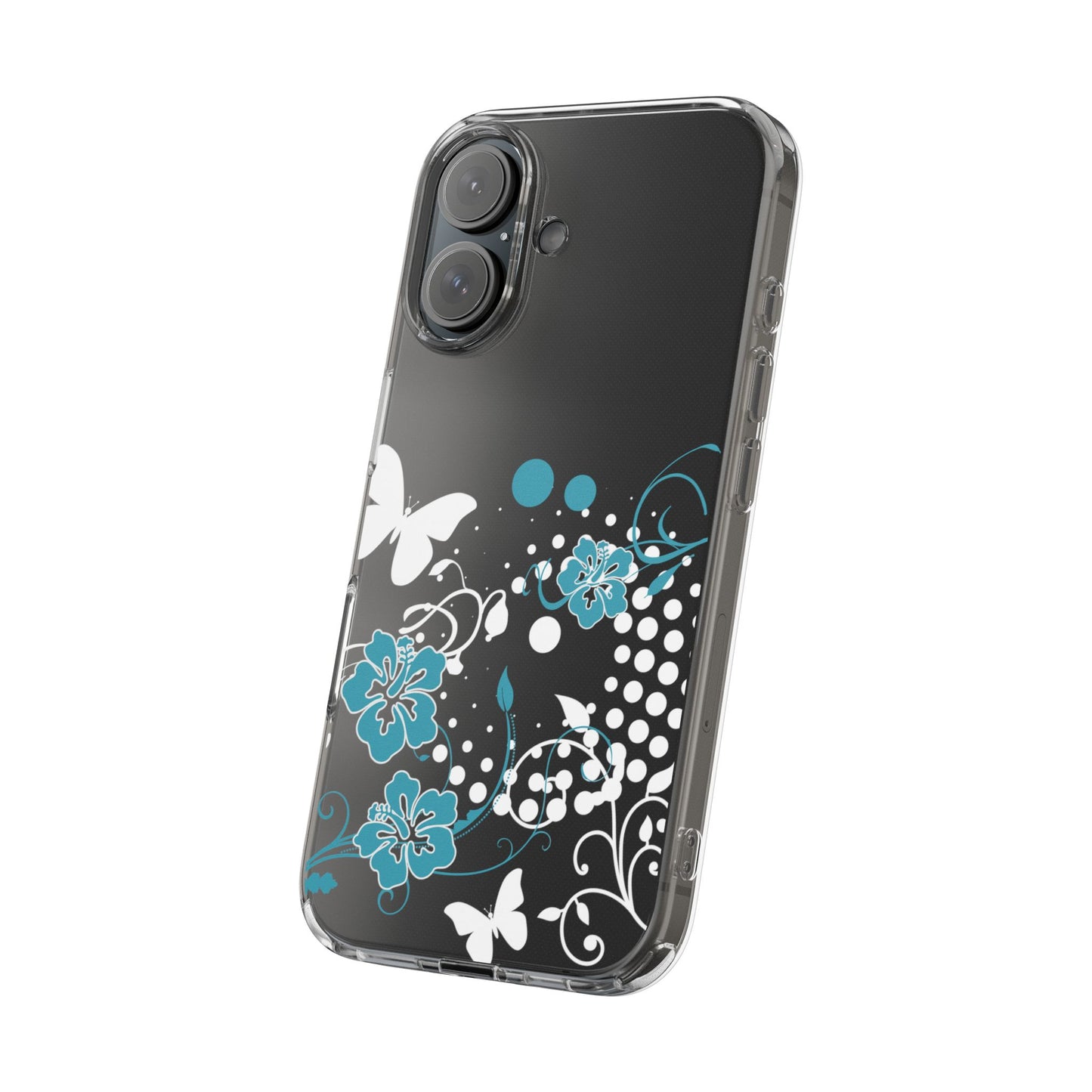 Ocean Bloom Clear Phone Case