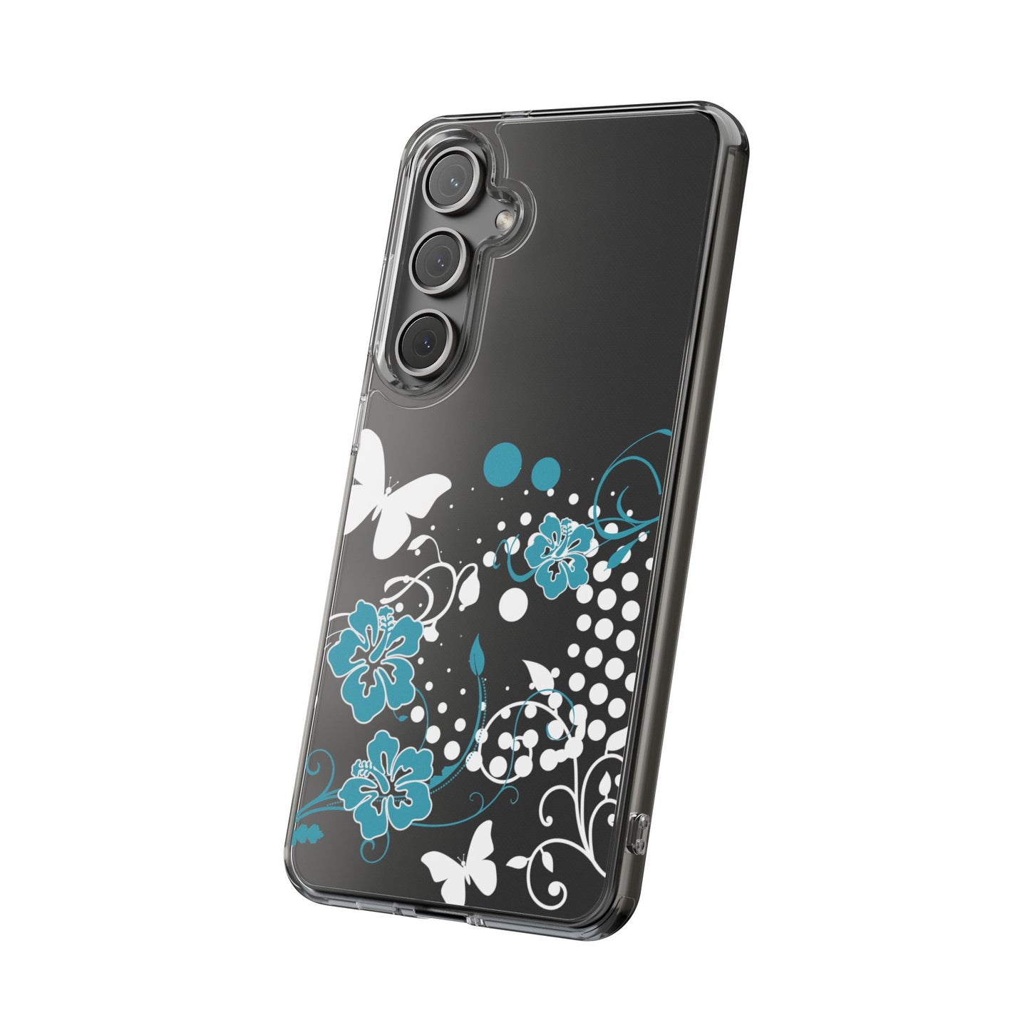 Ocean Bloom Clear Phone Case