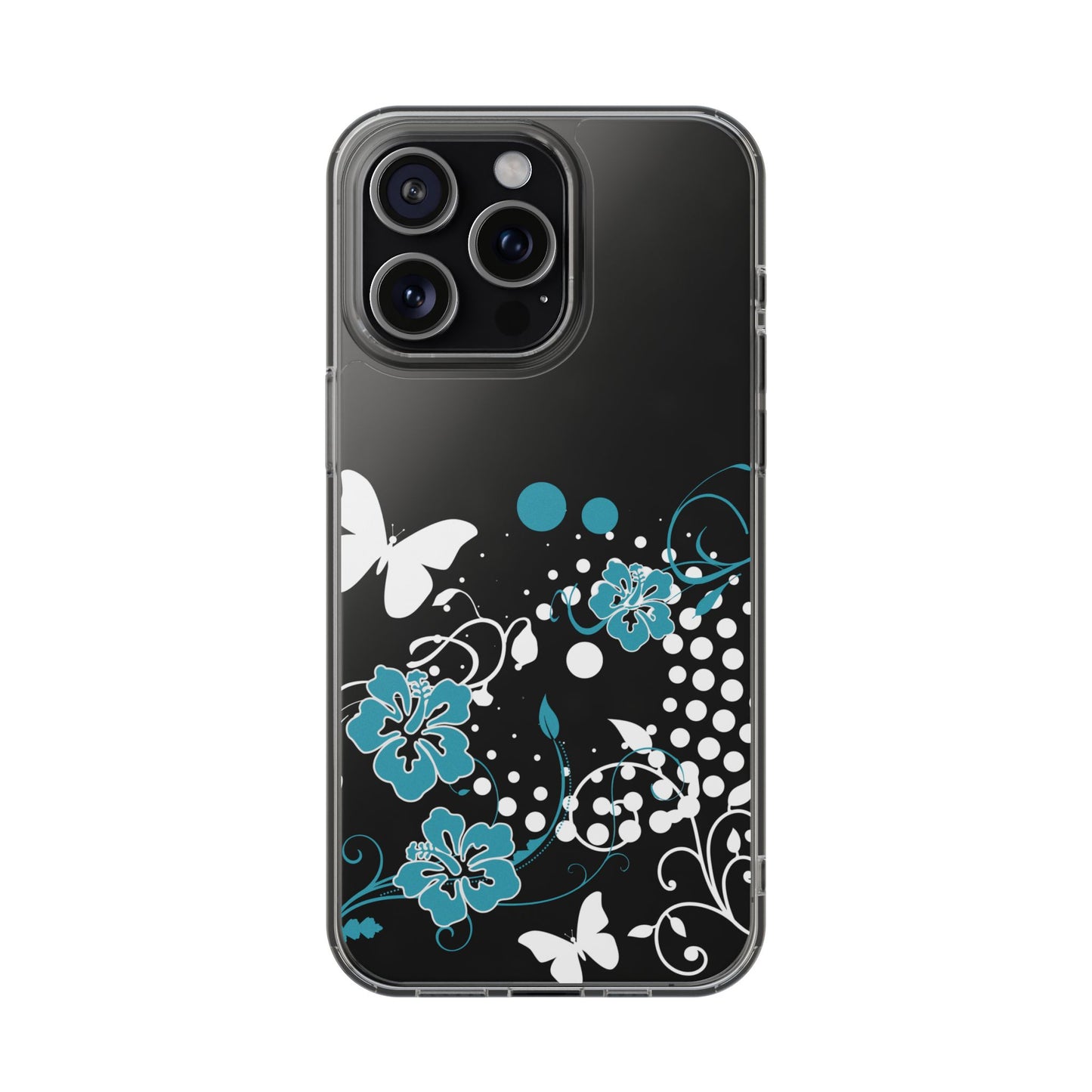 Ocean Bloom Clear Phone Case
