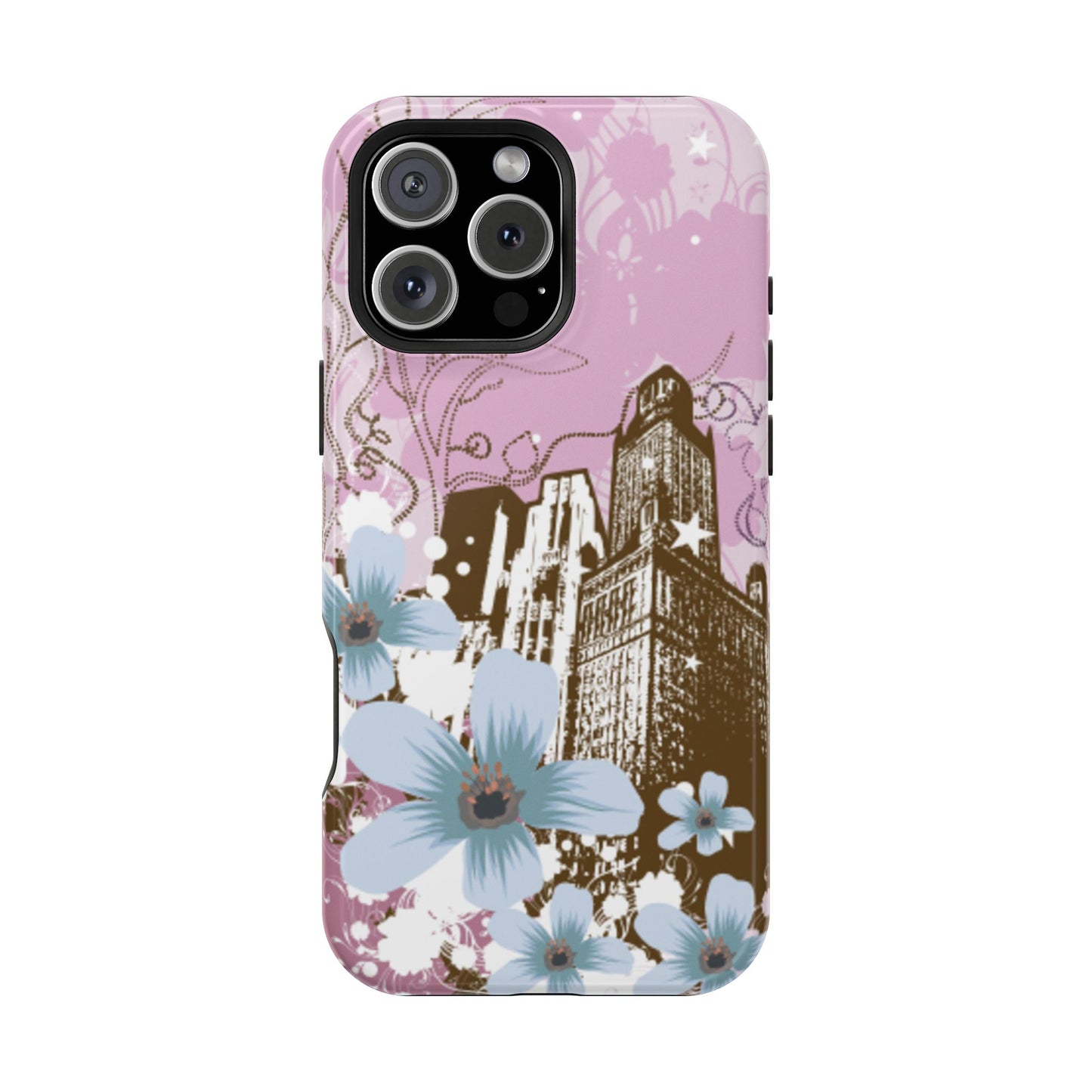 Purple City Tough iPhone Case