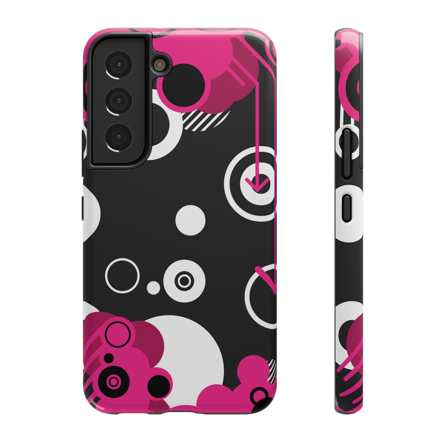 Pink Arrow Tough Samsung Case