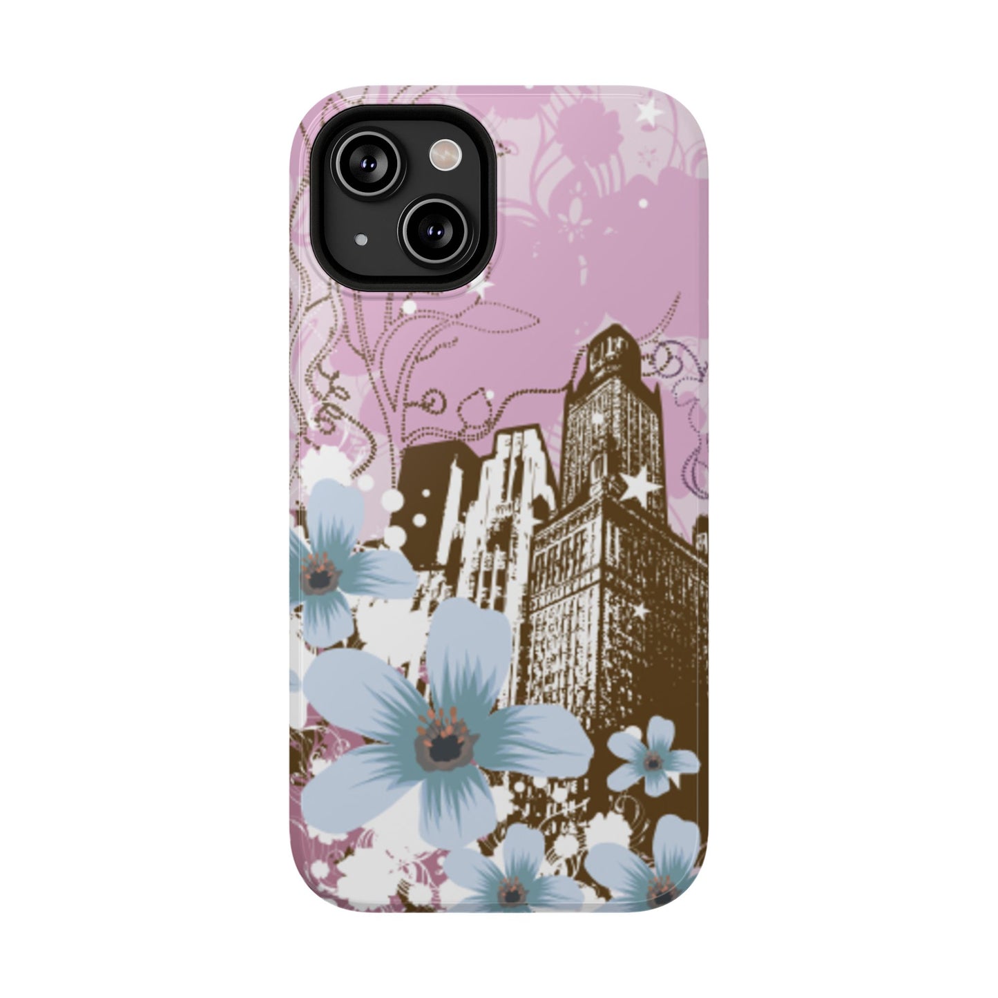 Purple City Tough iPhone Case
