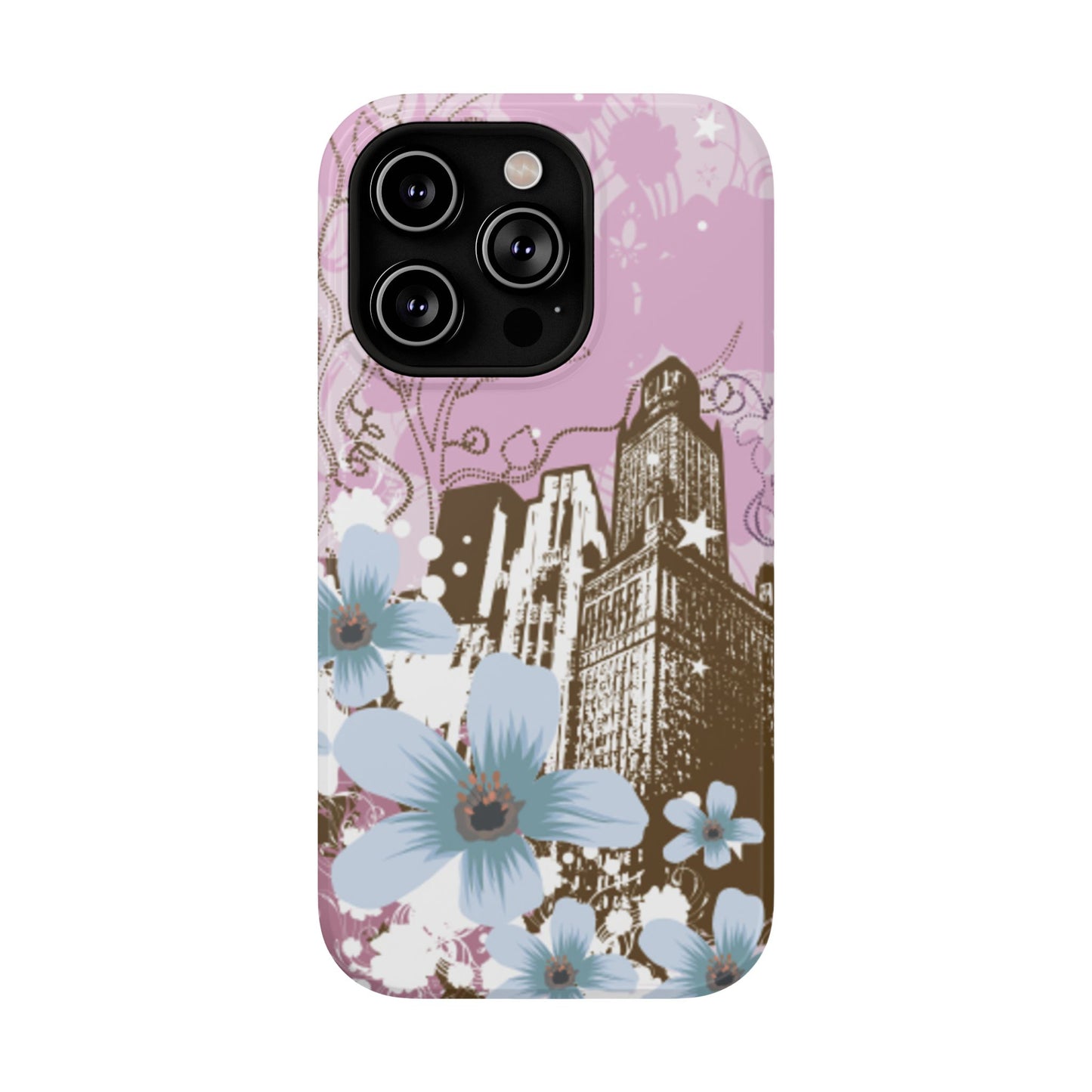 Purple City Tough iPhone Case