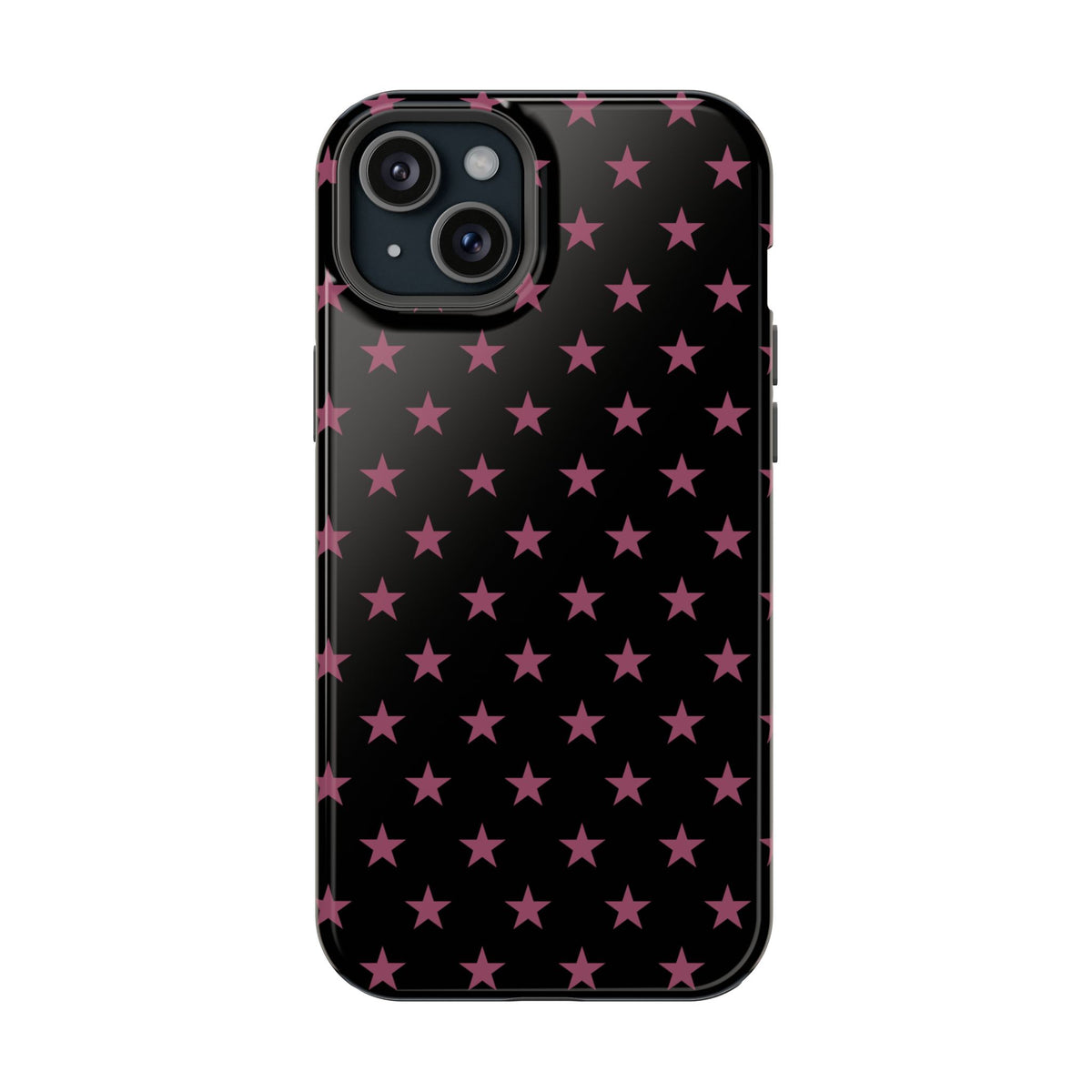Burgundy Stars MagSafe Tough iPhone Case