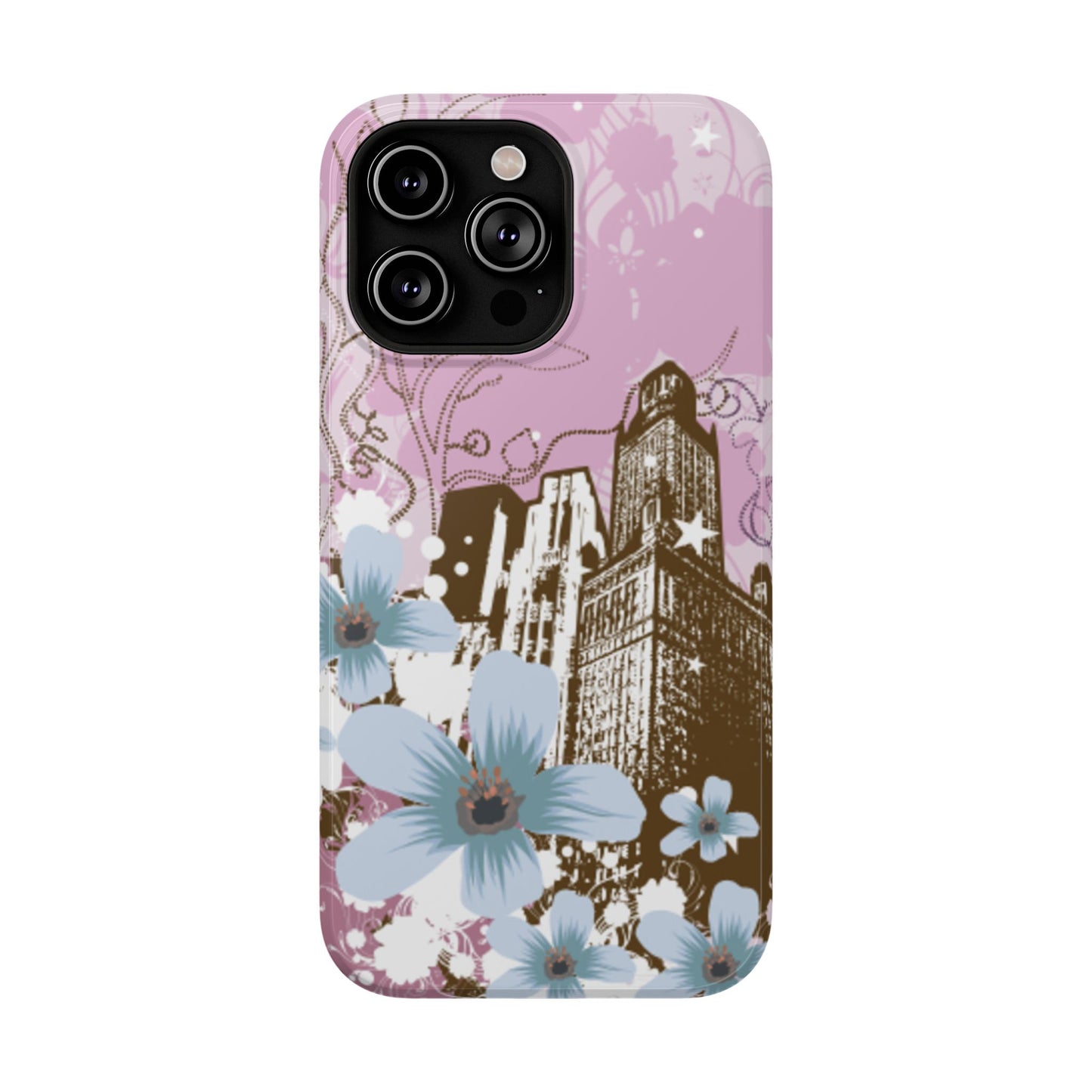 Purple City Tough iPhone Case