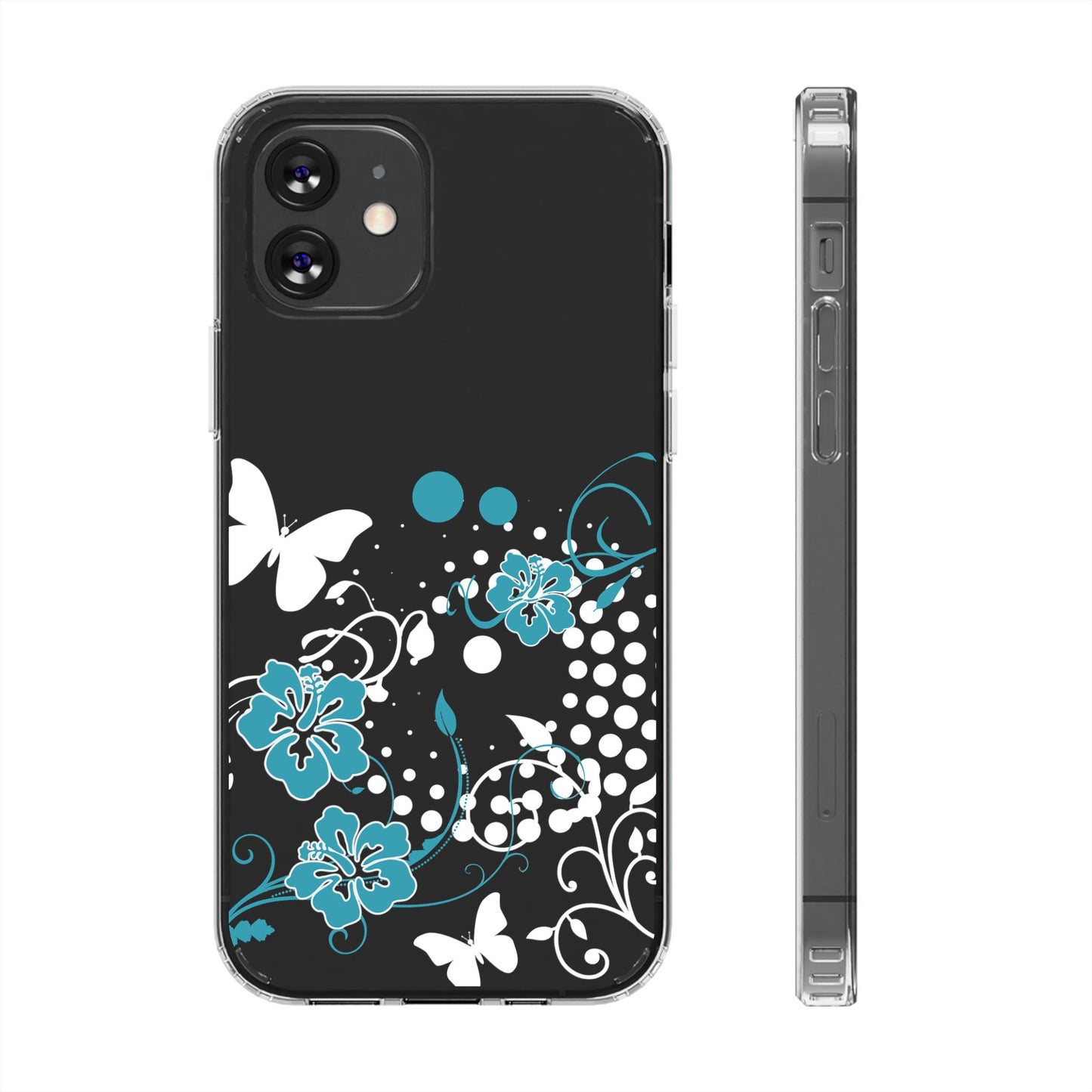 Ocean Bloom Clear Phone Case