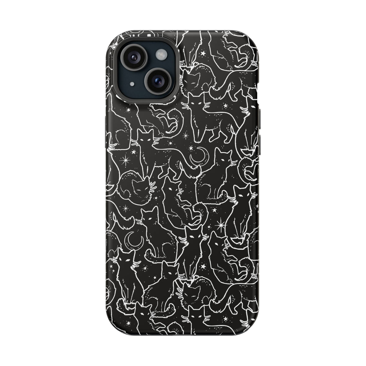 Black Cats MagSafe Tough iPhone Case