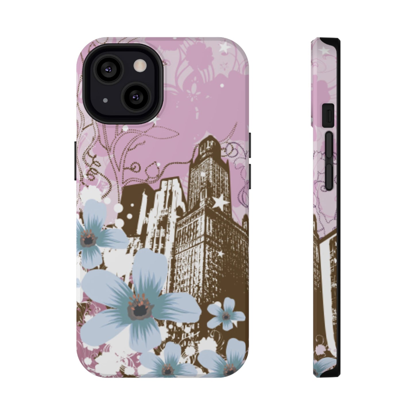 Purple City Tough iPhone Case