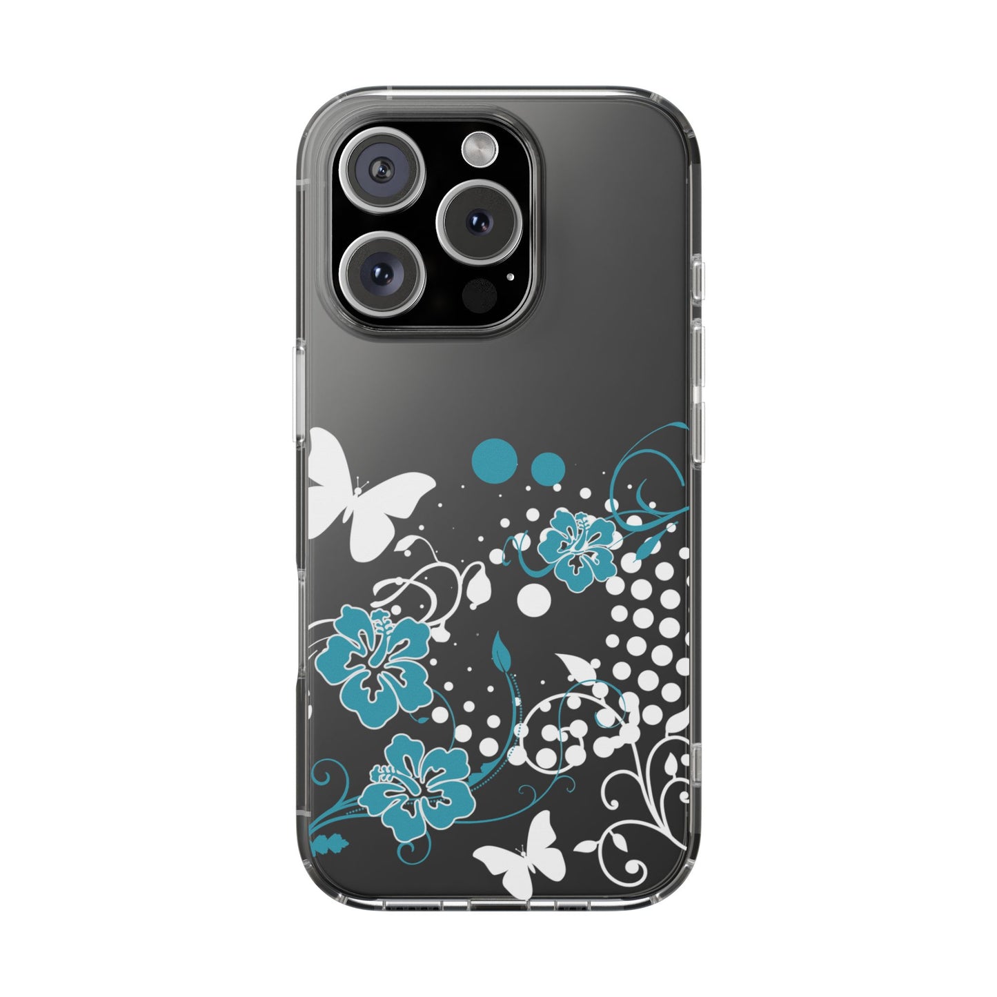 Ocean Bloom Clear Phone Case