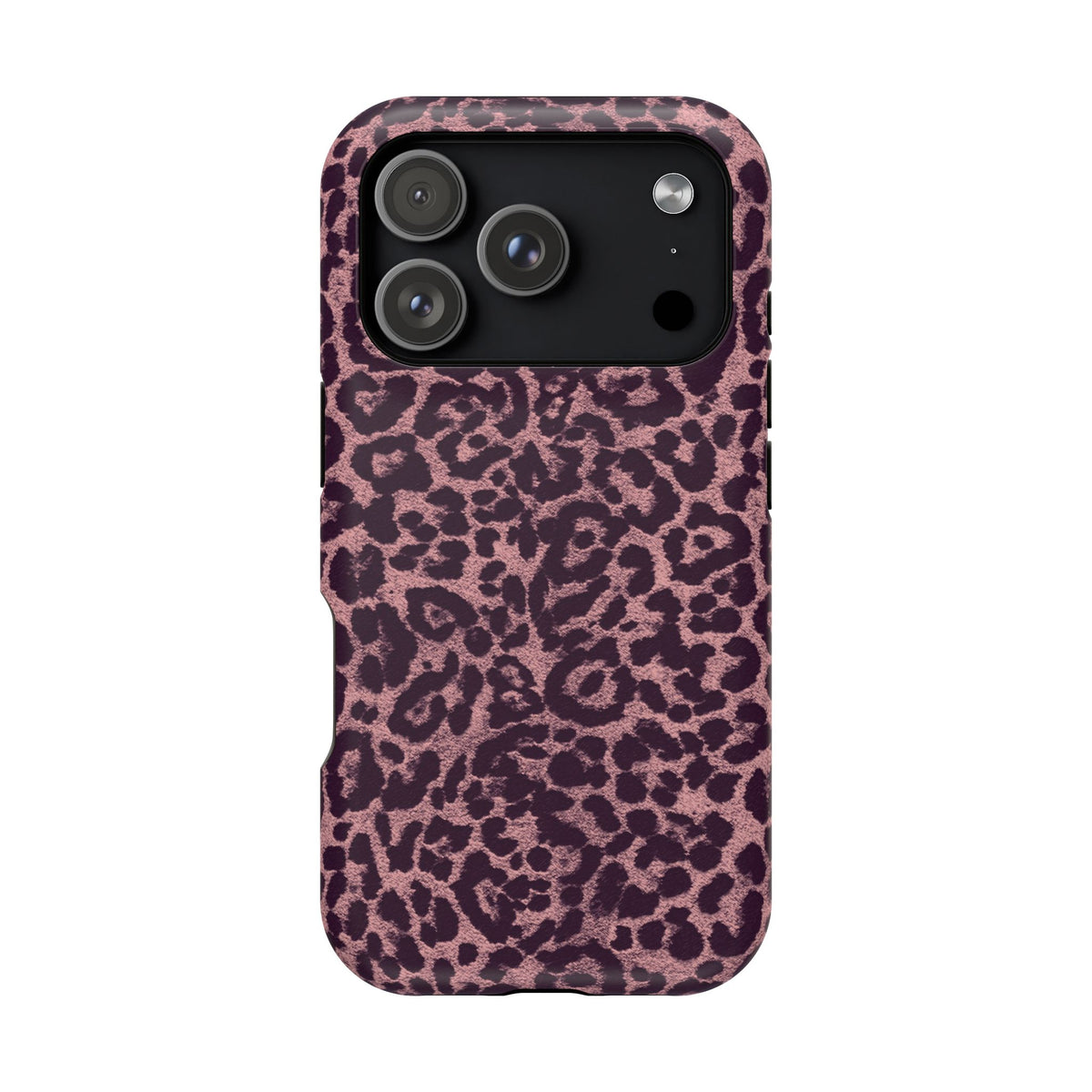 Purple Leopard MagSafe Tough iPhone Case