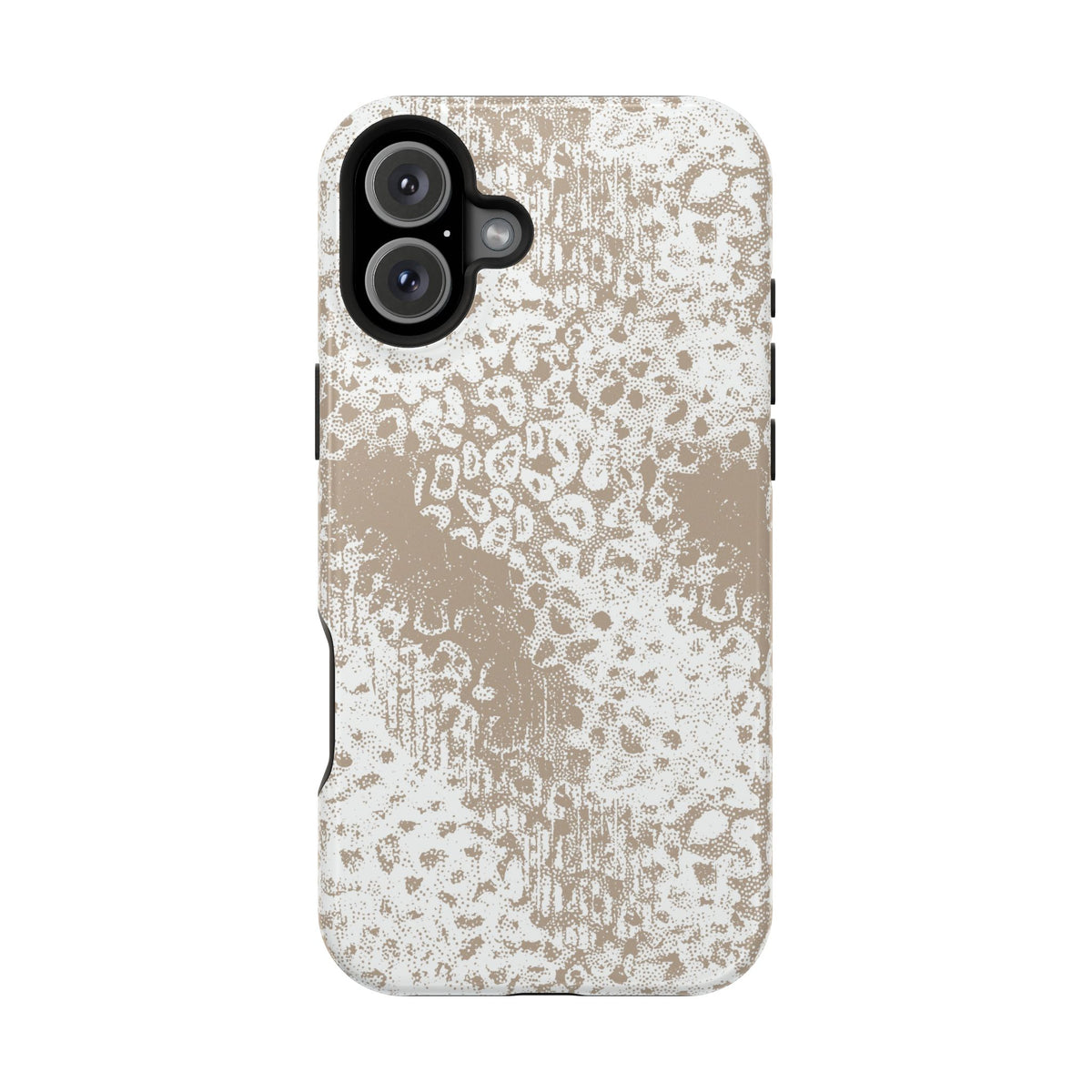 White Leopard MagSafe Tough iPhone Case