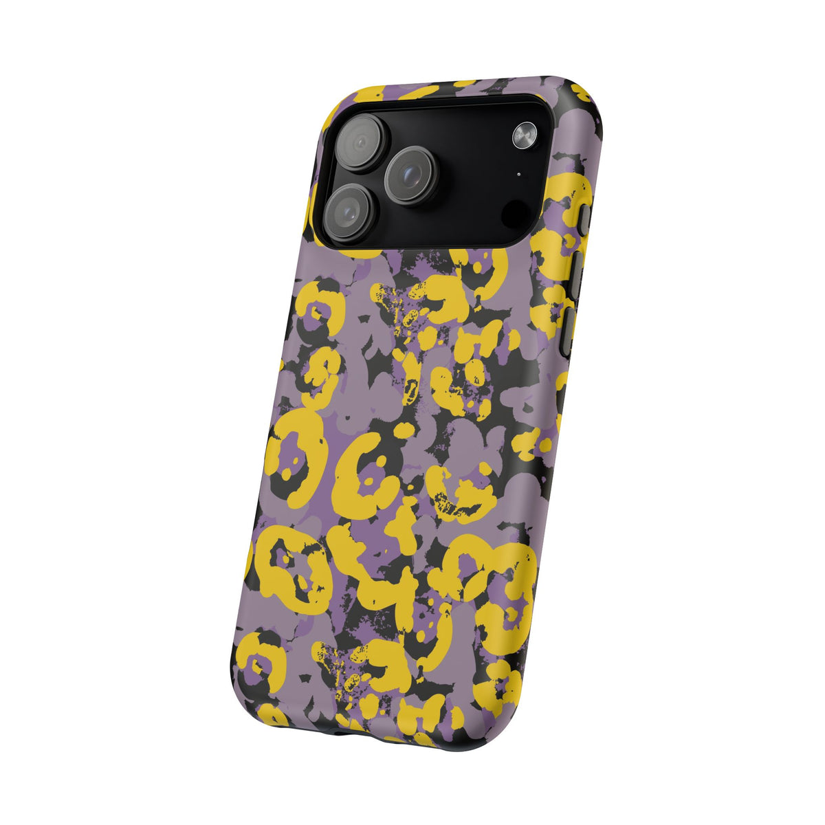 Yellow Leopard MagSafe Tough iPhone Case