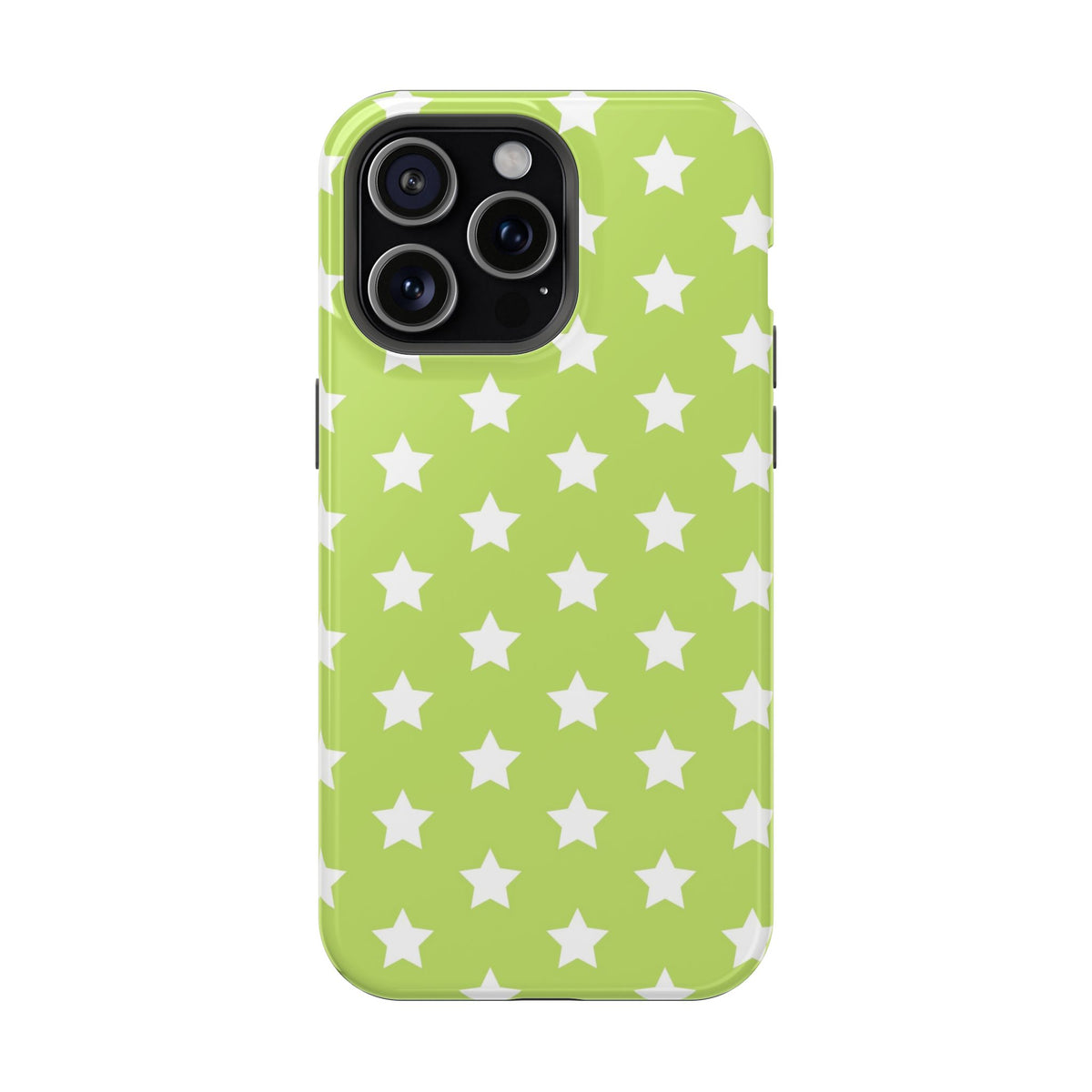 Green Stars MagSafe Tough iPhone Case