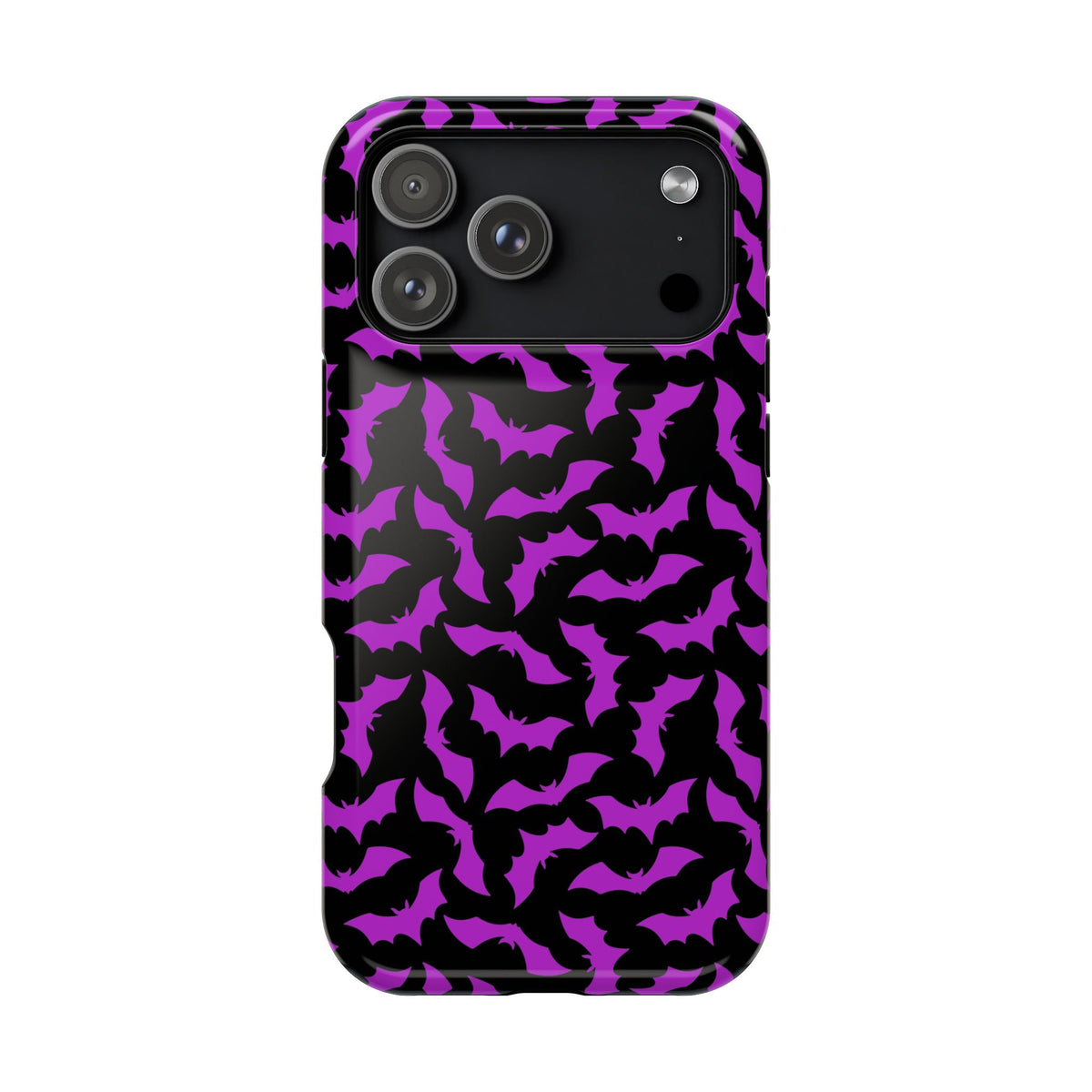 Purple Bats MagSafe Tough iPhone Case