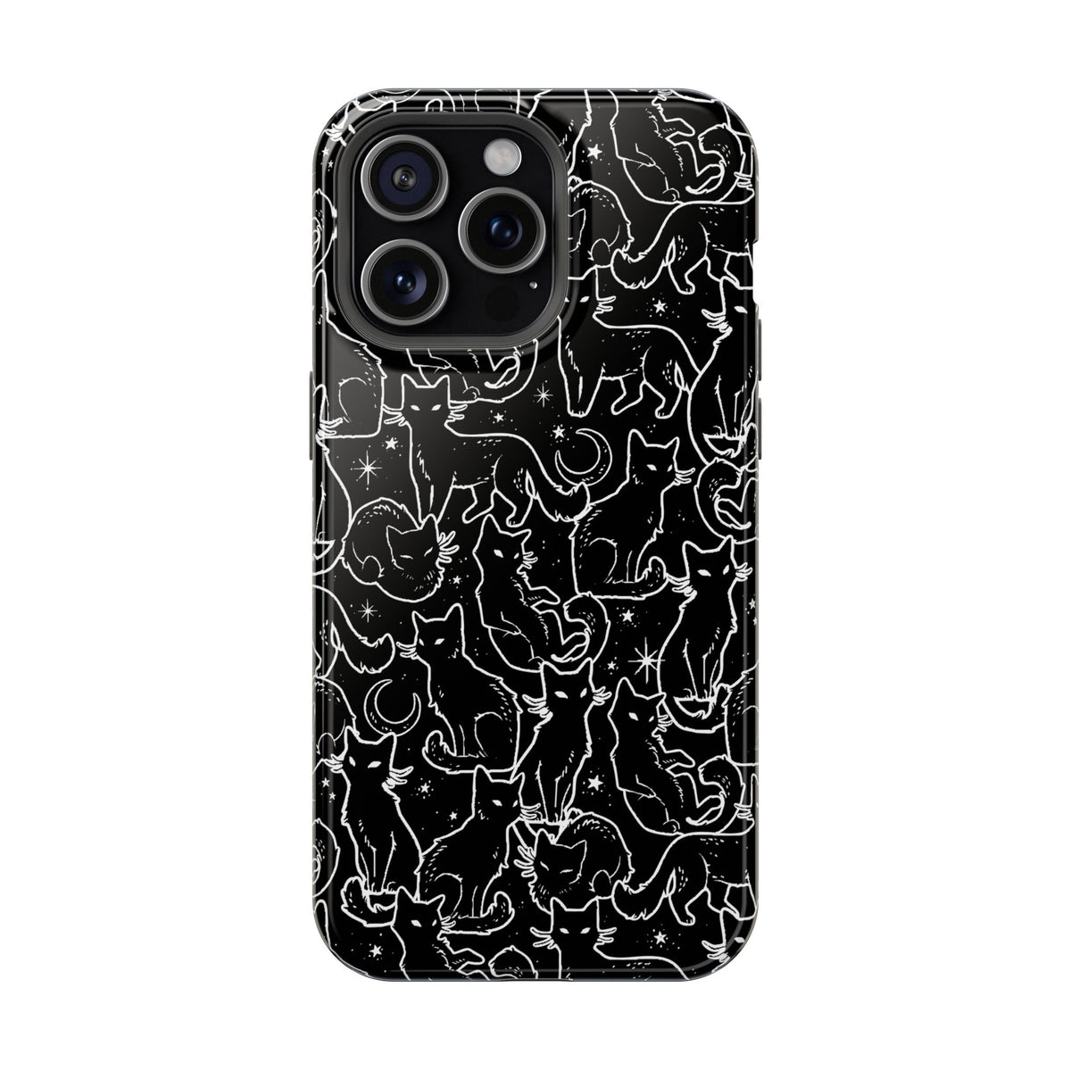 Black Cats MagSafe Tough iPhone Case