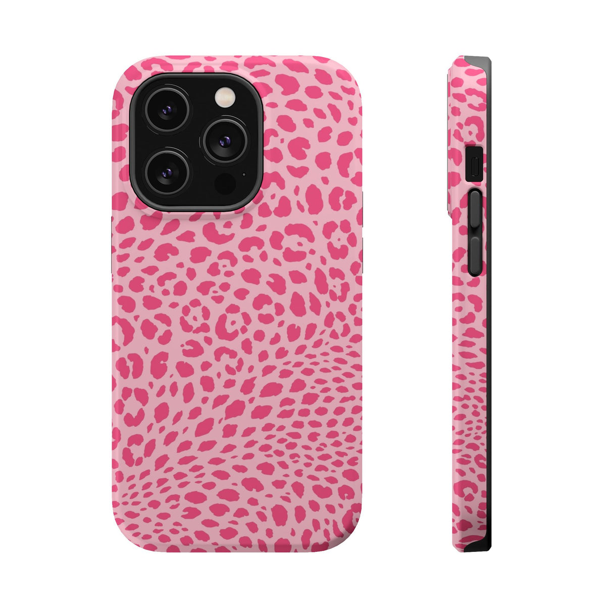 Light Pink Leopard MagSafe Tough iPhone Case
