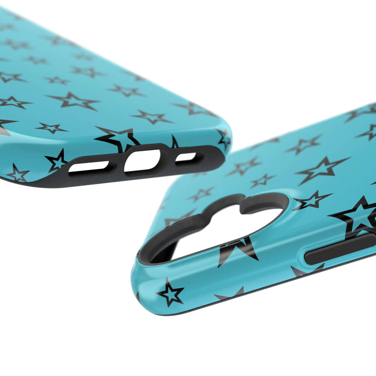 Turquoise Stars MagSafe Tough iPhone Case