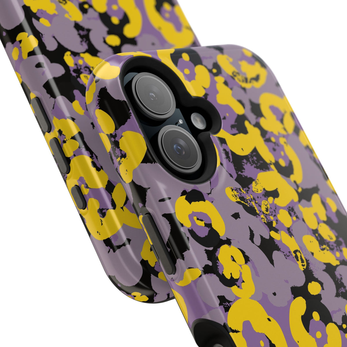 Yellow Leopard MagSafe Tough iPhone Case