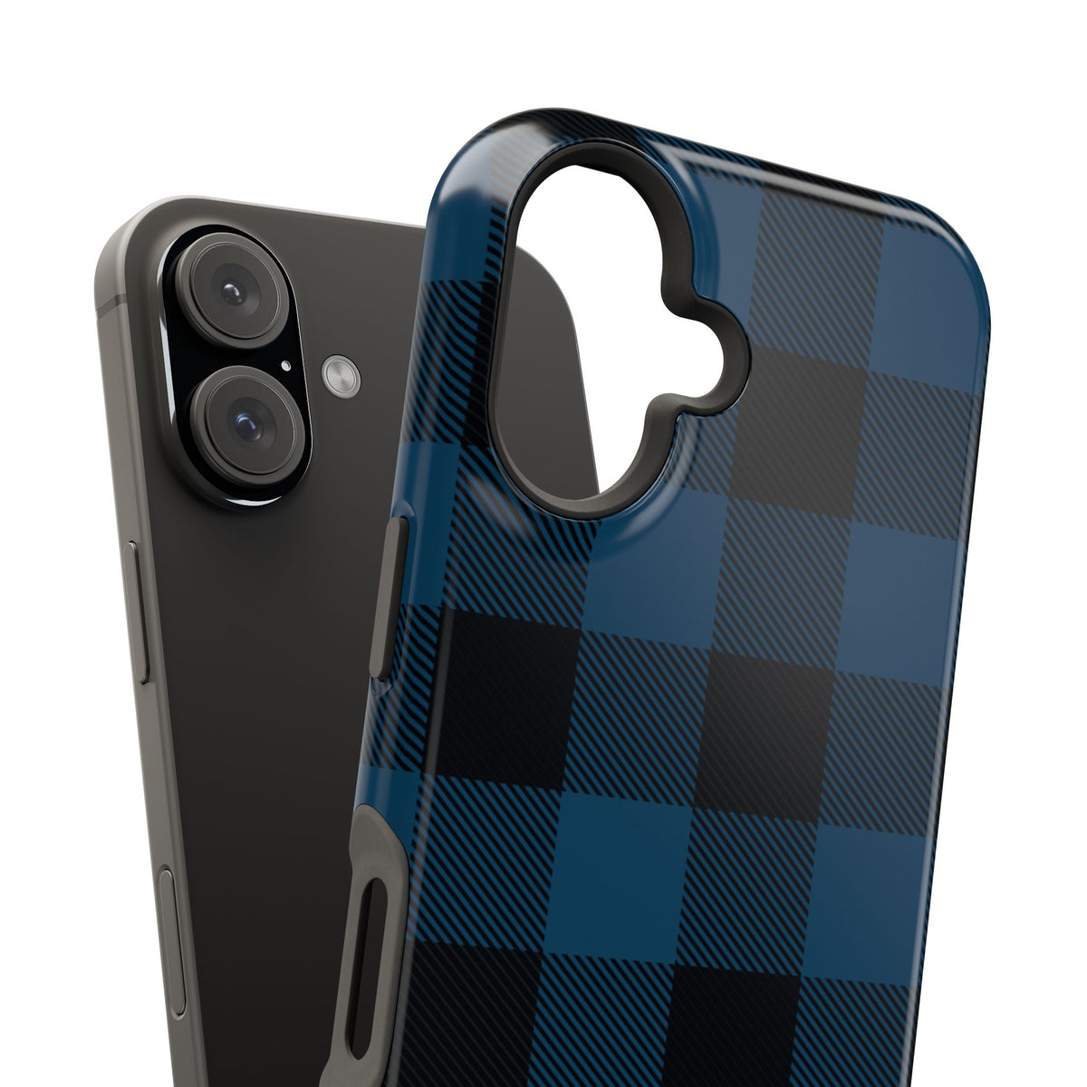Blue Flannel MagSafe Tough iPhone Case