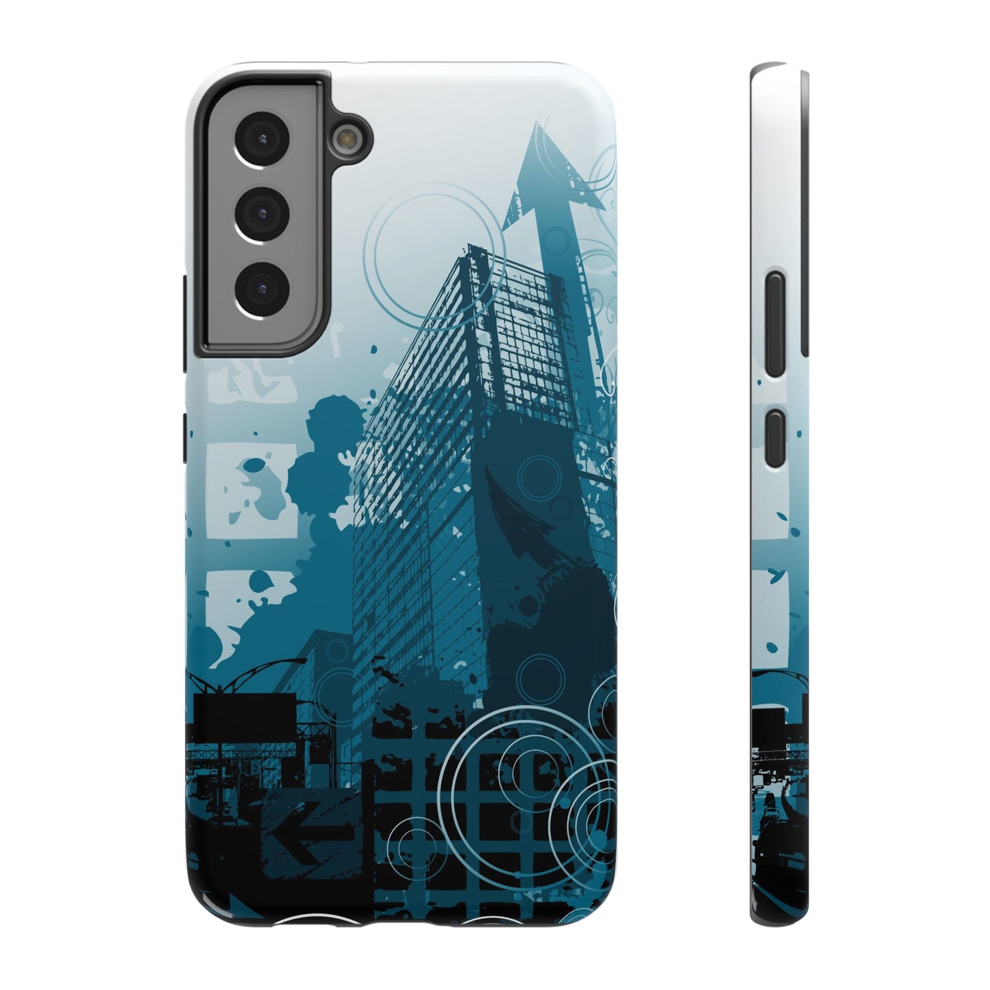 City Blue Tough Samsung Case