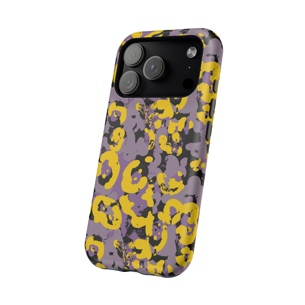 Yellow Leopard MagSafe Tough iPhone Case