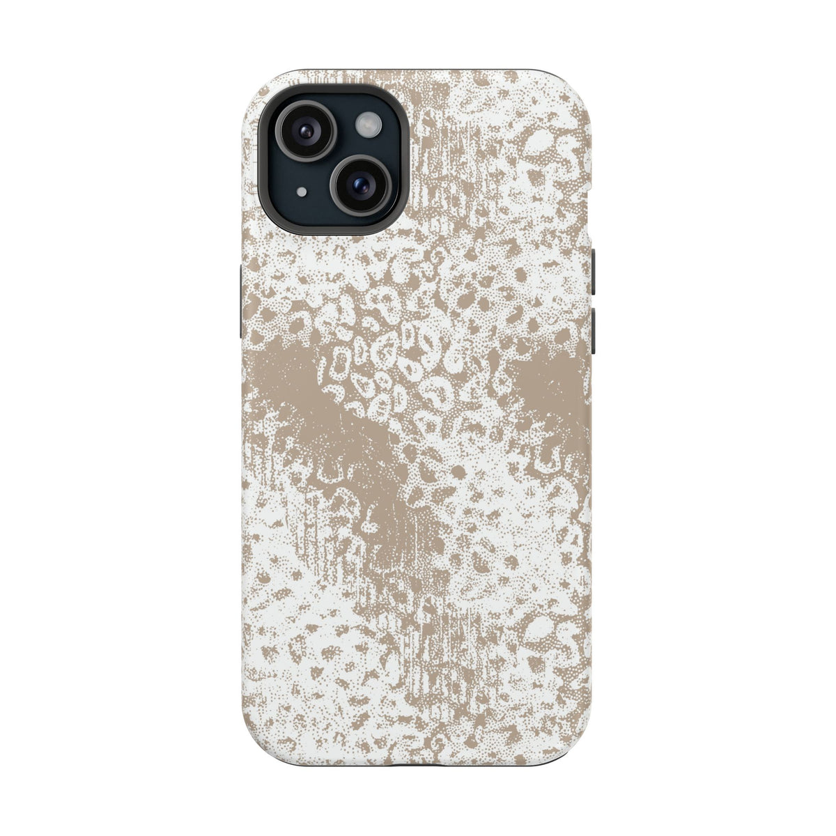 White Leopard MagSafe Tough iPhone Case