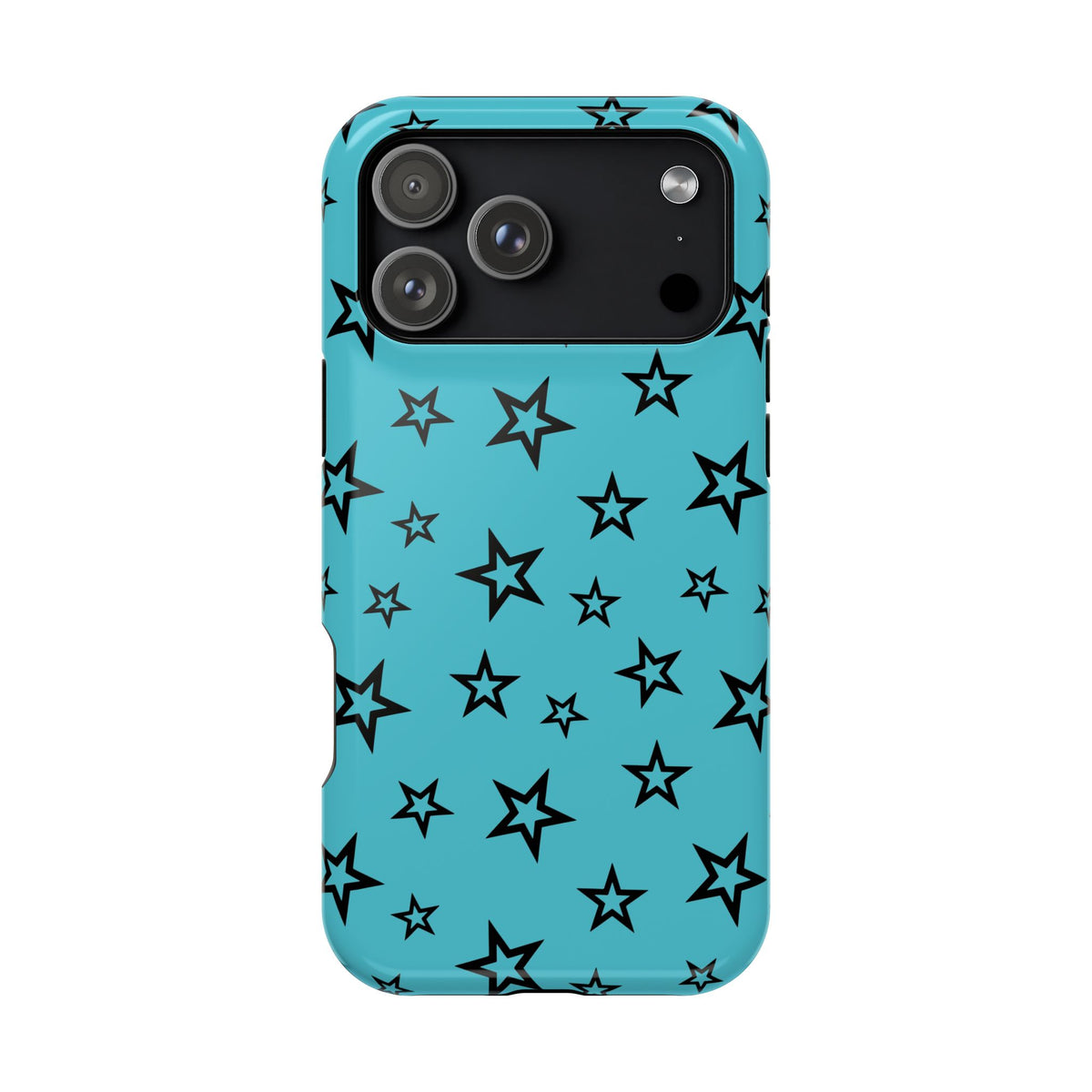 Turquoise Stars MagSafe Tough iPhone Case