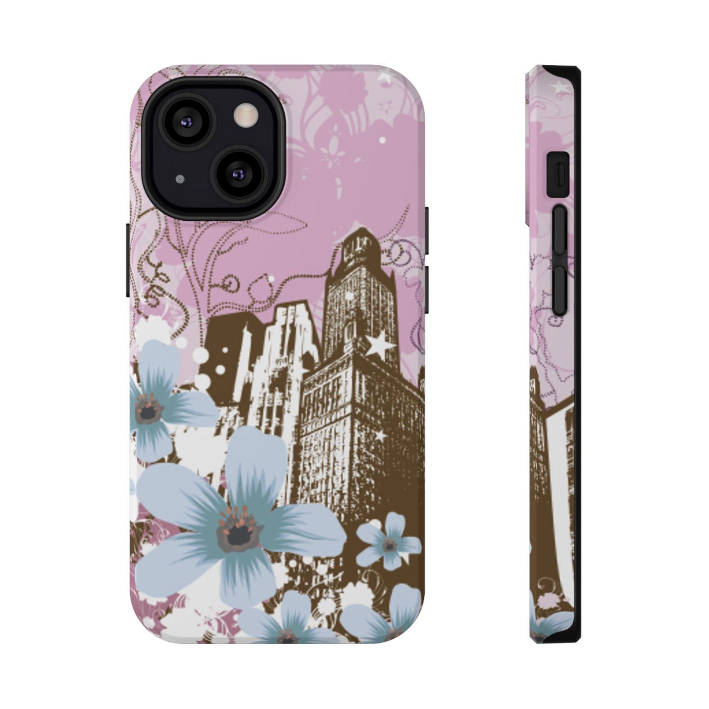 Purple City Tough iPhone Case