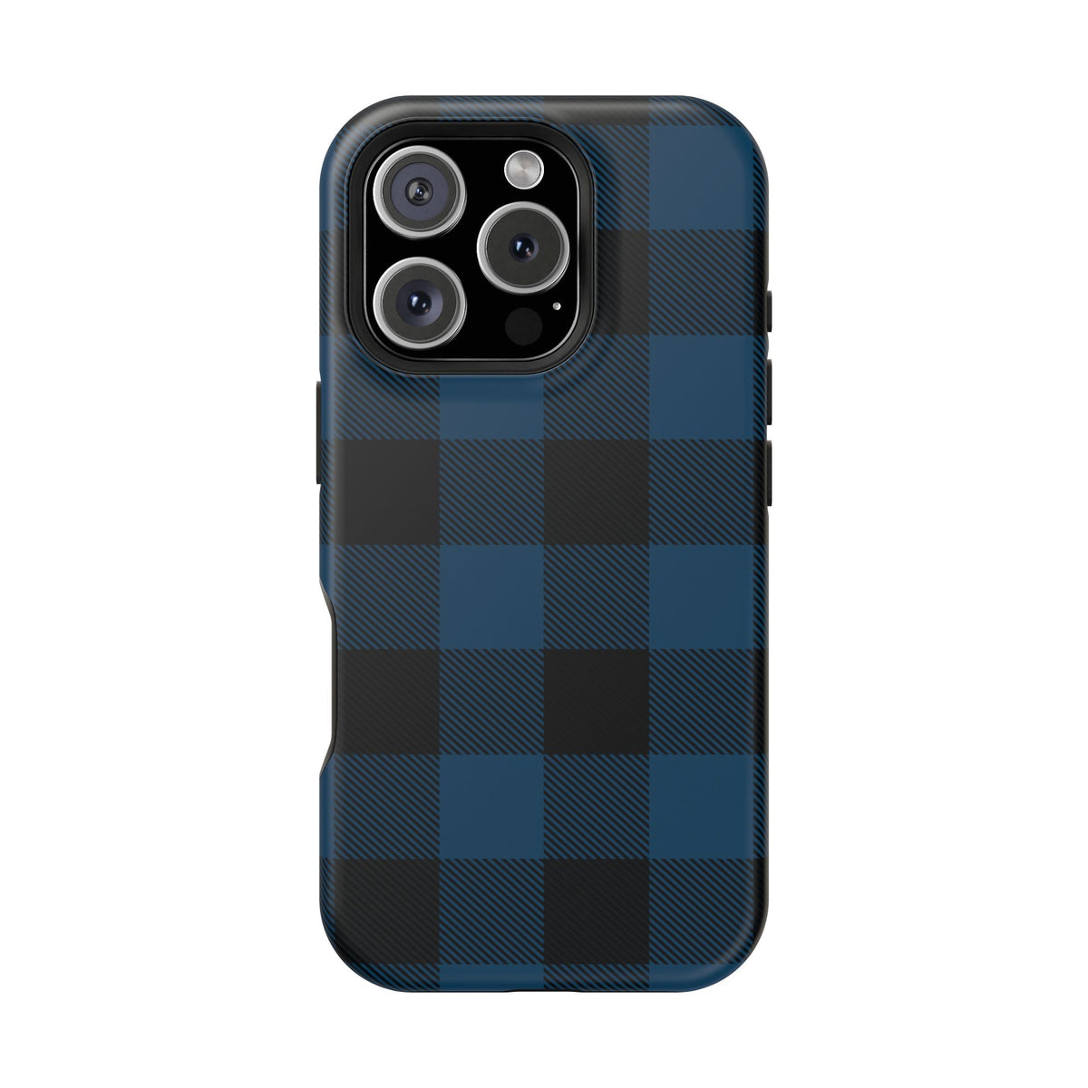 Blue Flannel MagSafe Tough iPhone Case