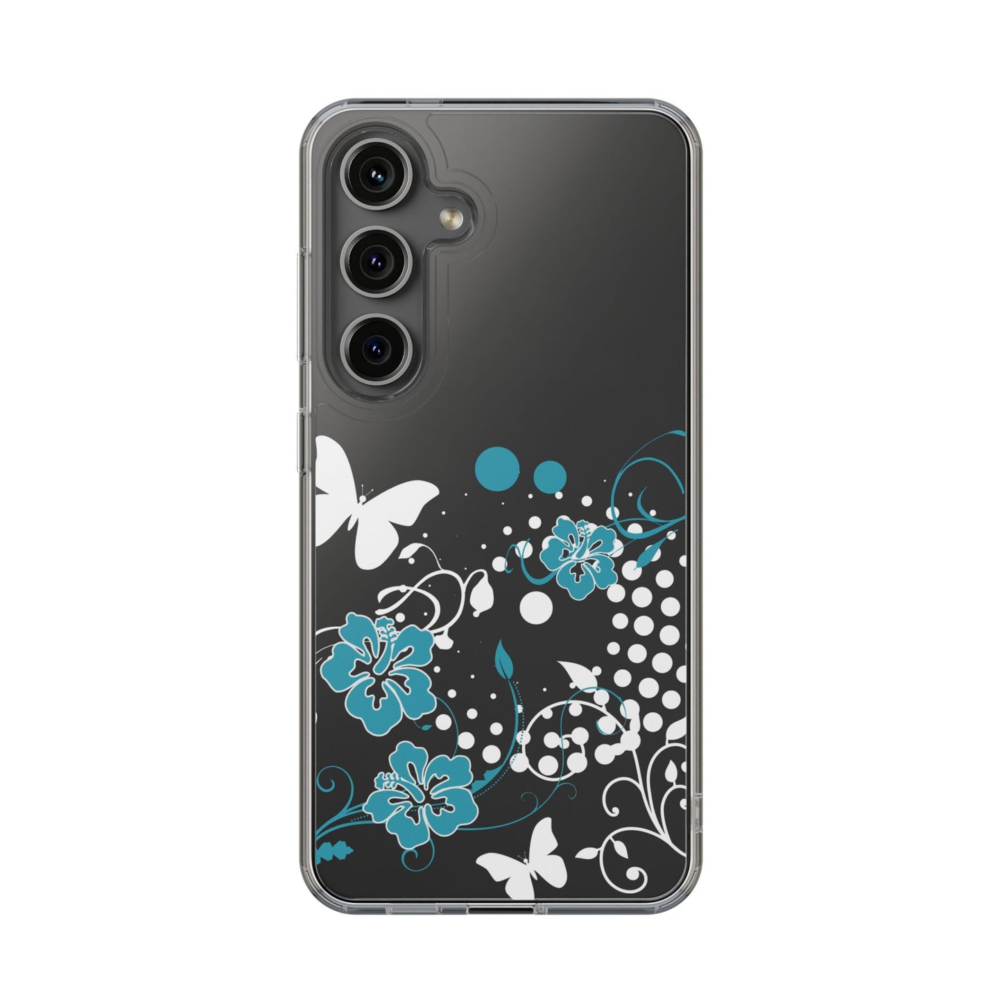 Ocean Bloom Clear Phone Case