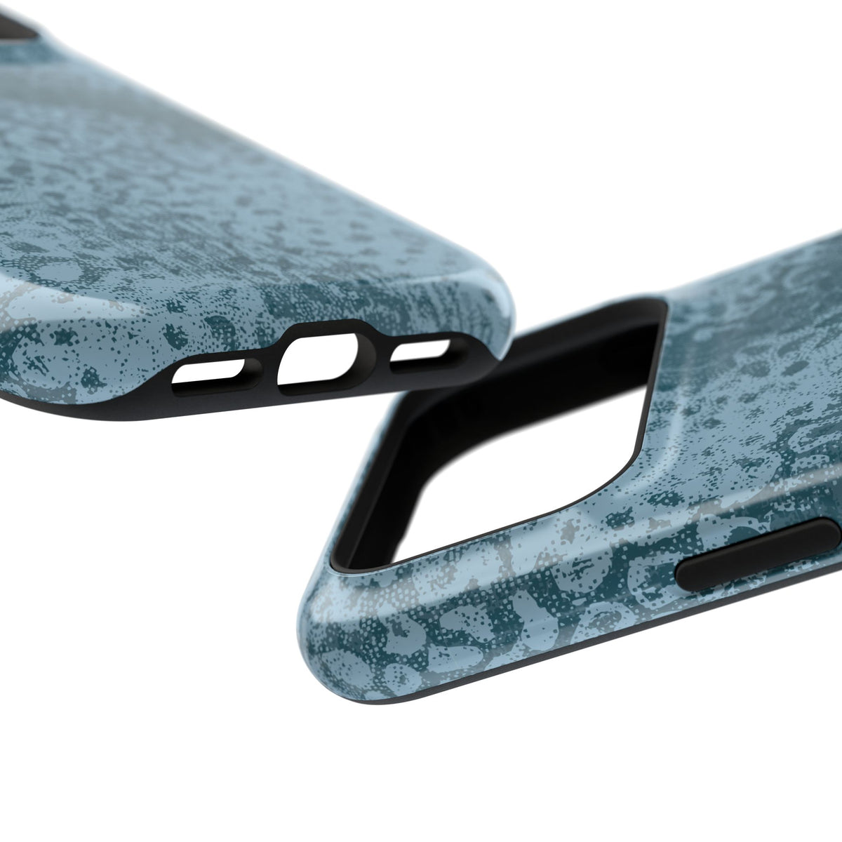Blue Leopard MagSafe Tough iPhone Case