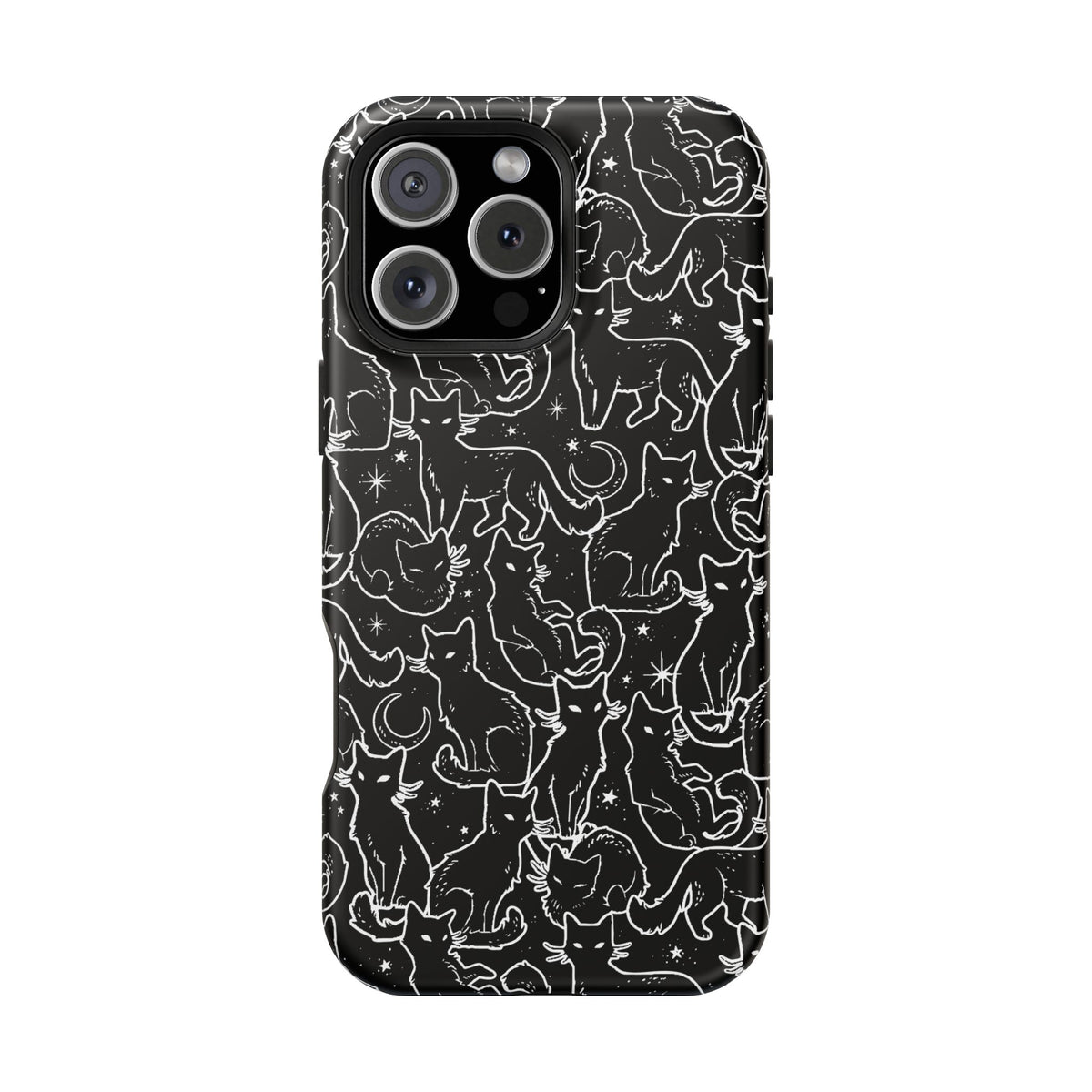 Black Cats MagSafe Tough iPhone Case
