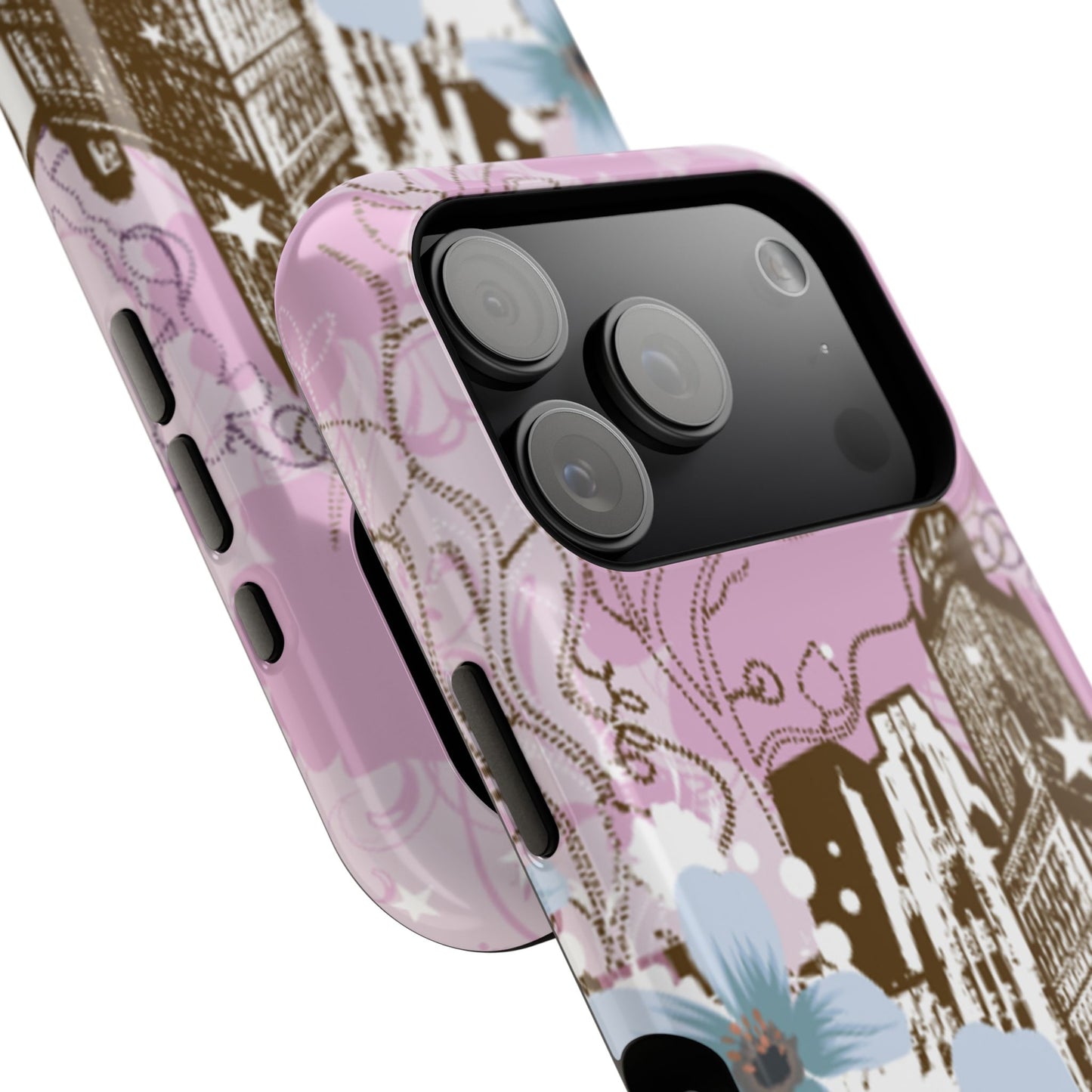 Purple City Tough iPhone Case