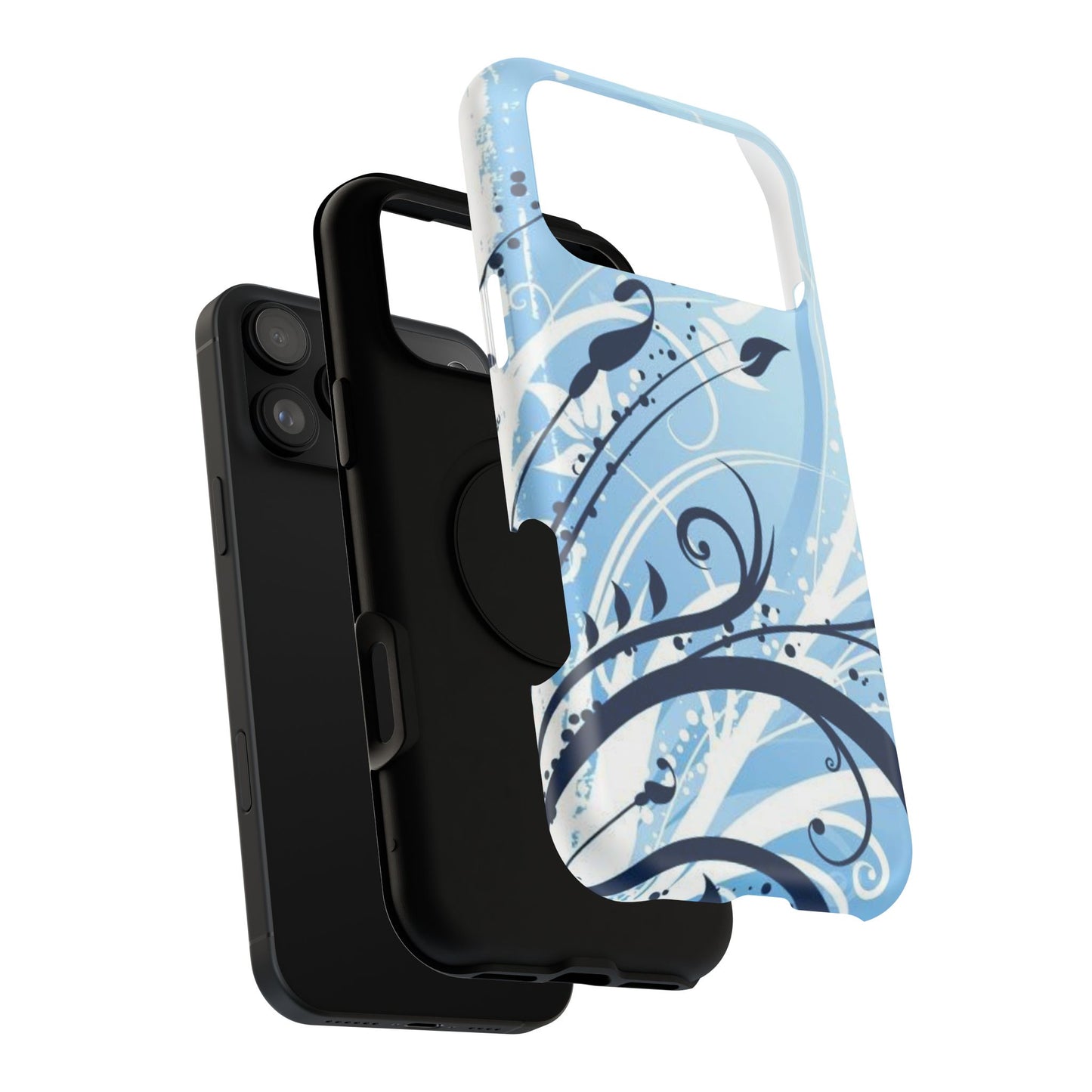 Bloom in Blue Tough iPhone Case