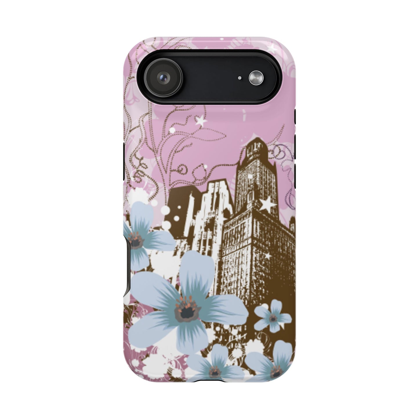 Purple City Tough iPhone Case