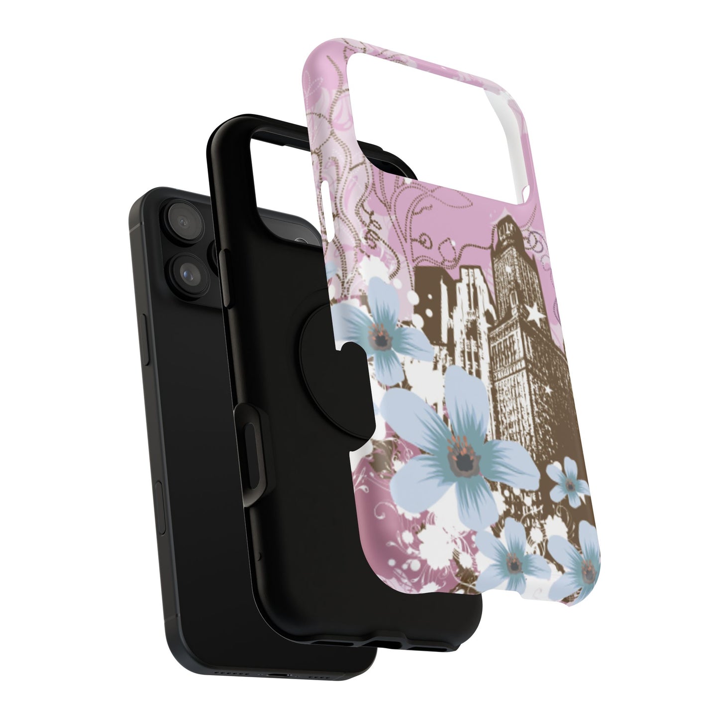 Purple City Tough iPhone Case