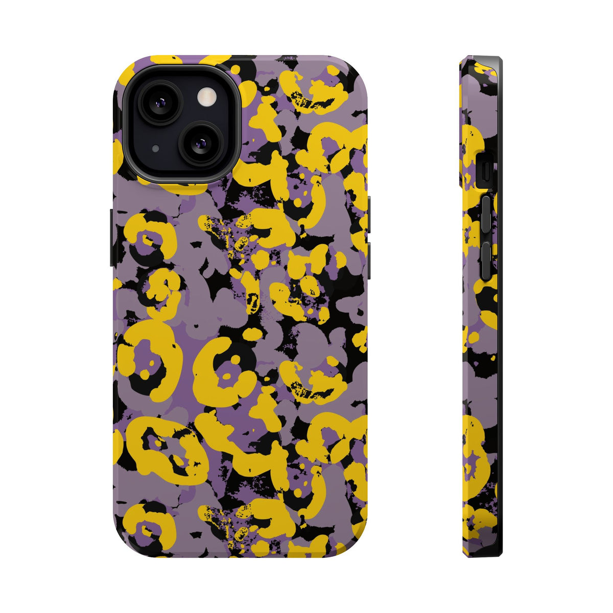 Yellow Leopard MagSafe Tough iPhone Case