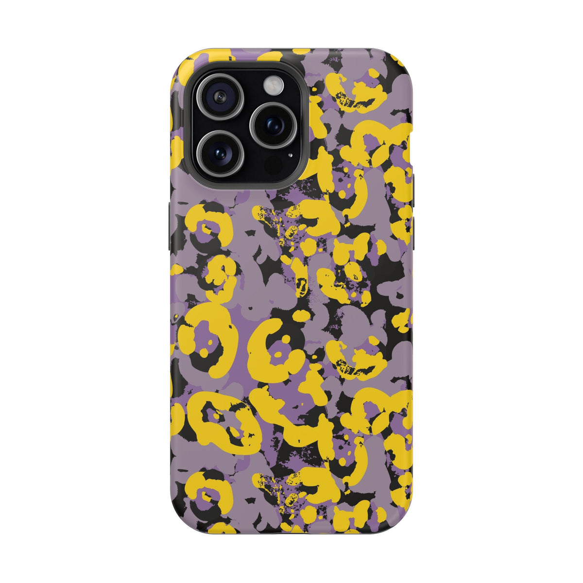 Yellow Leopard MagSafe Tough iPhone Case