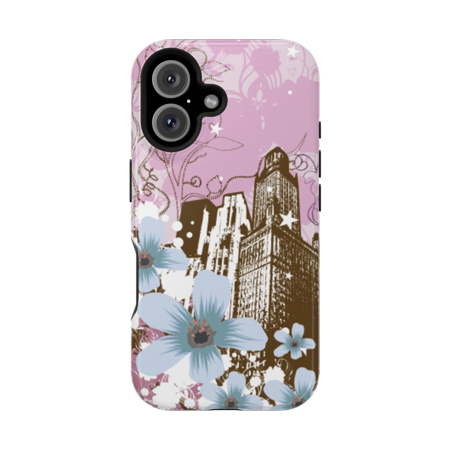 Purple City Tough iPhone Case