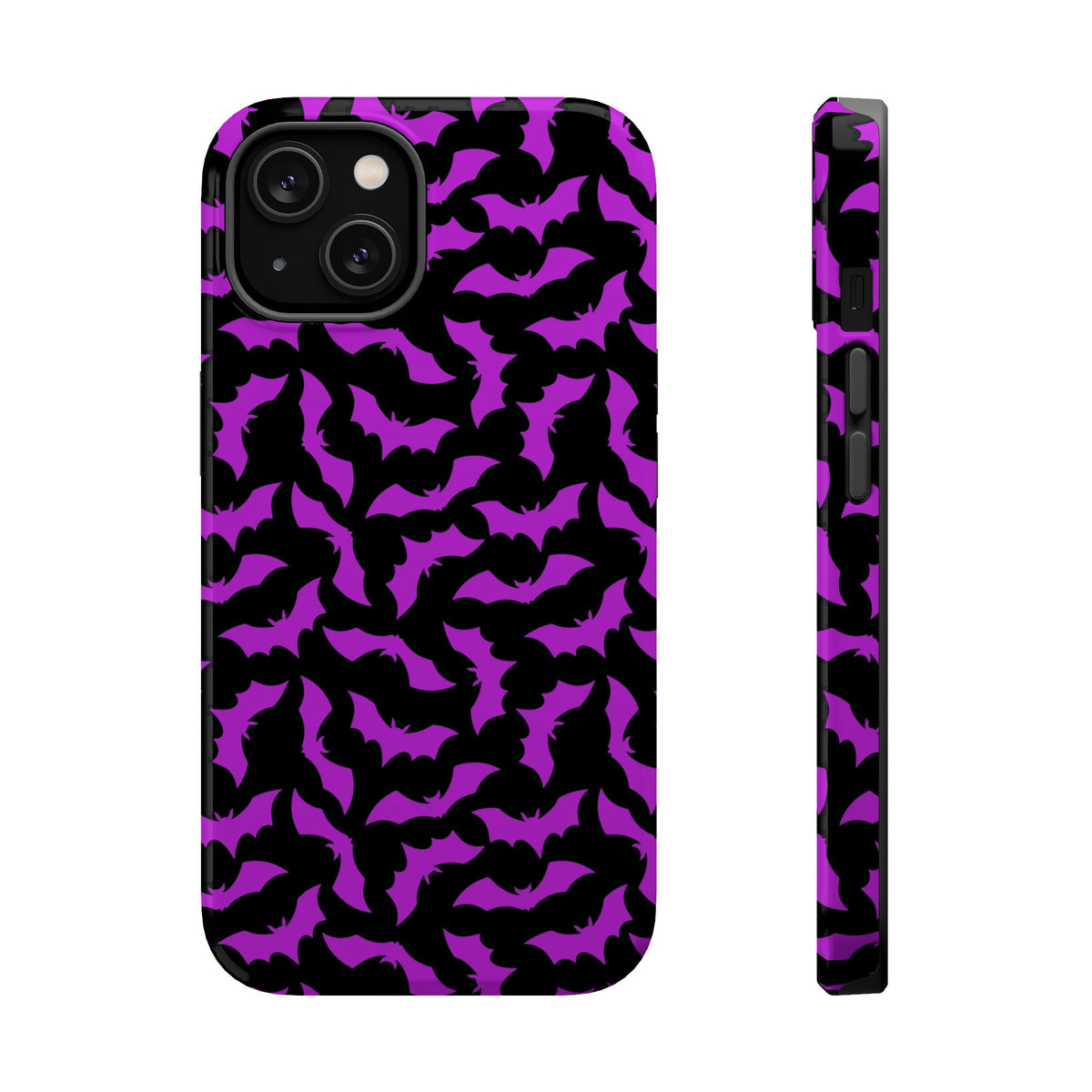 Purple Bats MagSafe Tough iPhone Case