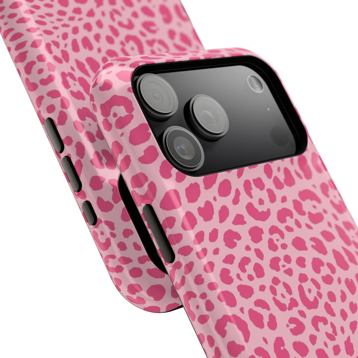 Light Pink Leopard MagSafe Tough iPhone Case