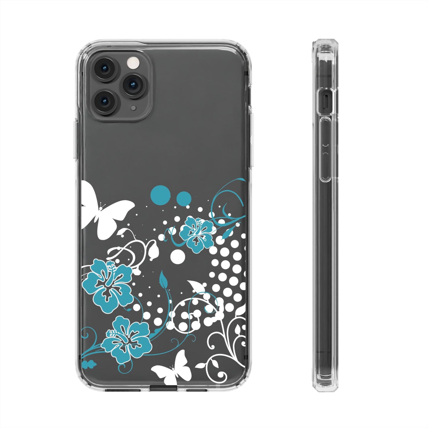 Ocean Bloom Clear Phone Case