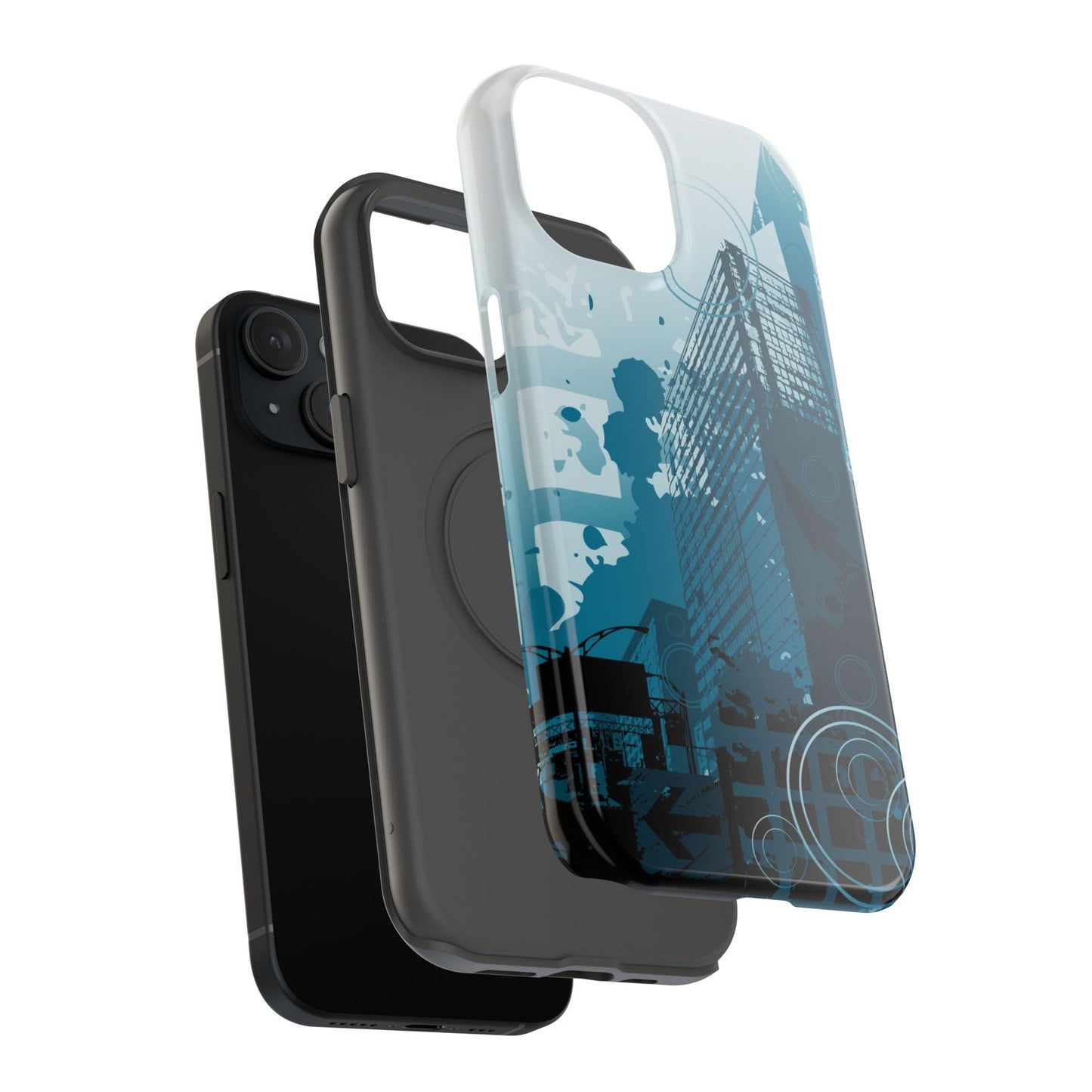 City Blue Tough iPhone Case