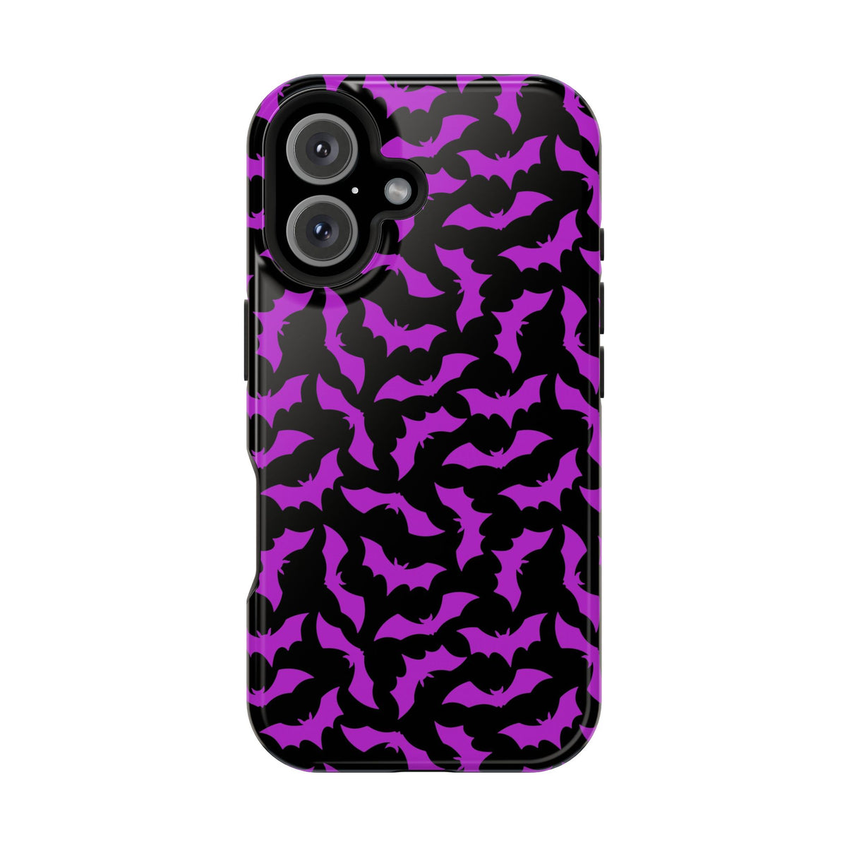 Purple Bats MagSafe Tough iPhone Case