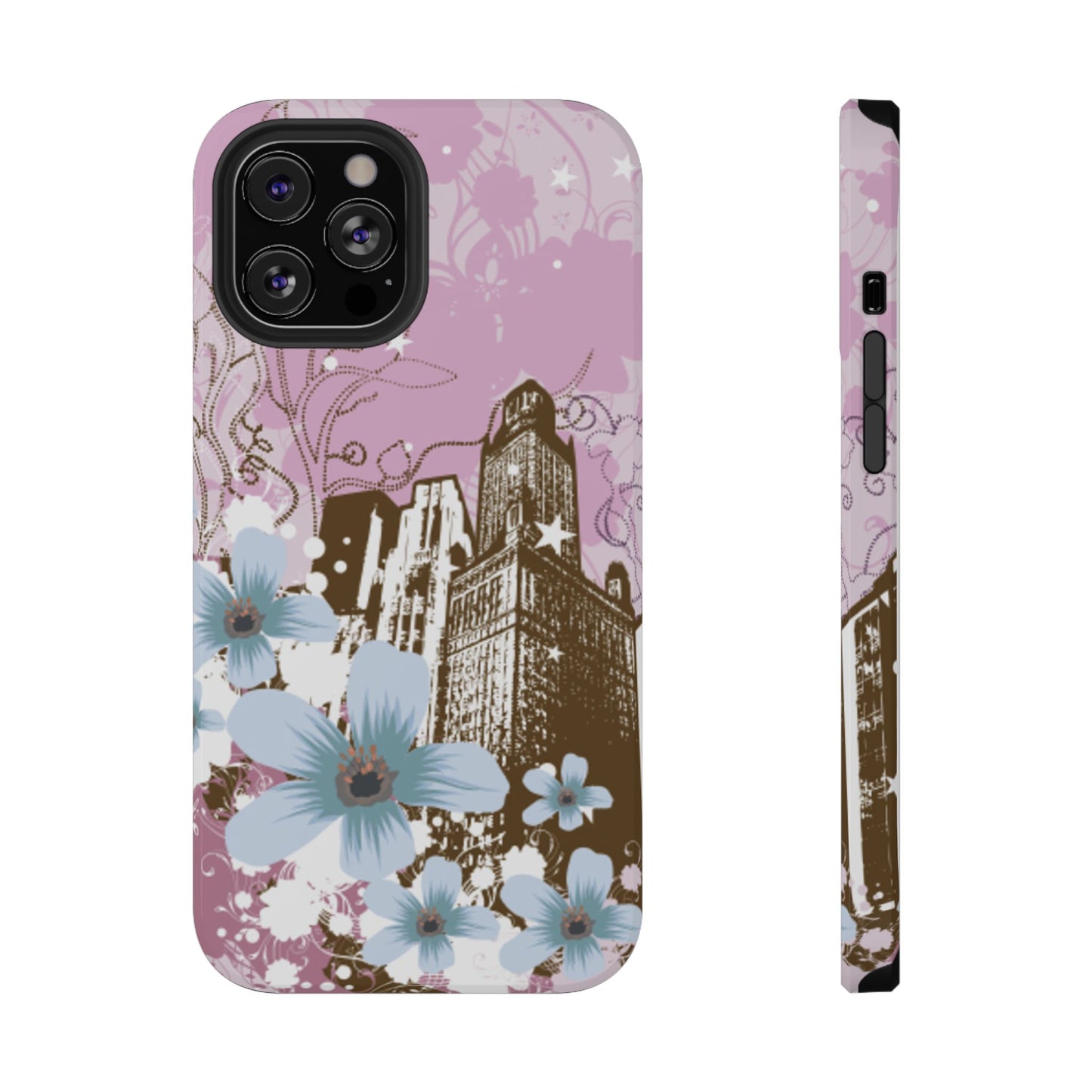 Purple City Tough iPhone Case